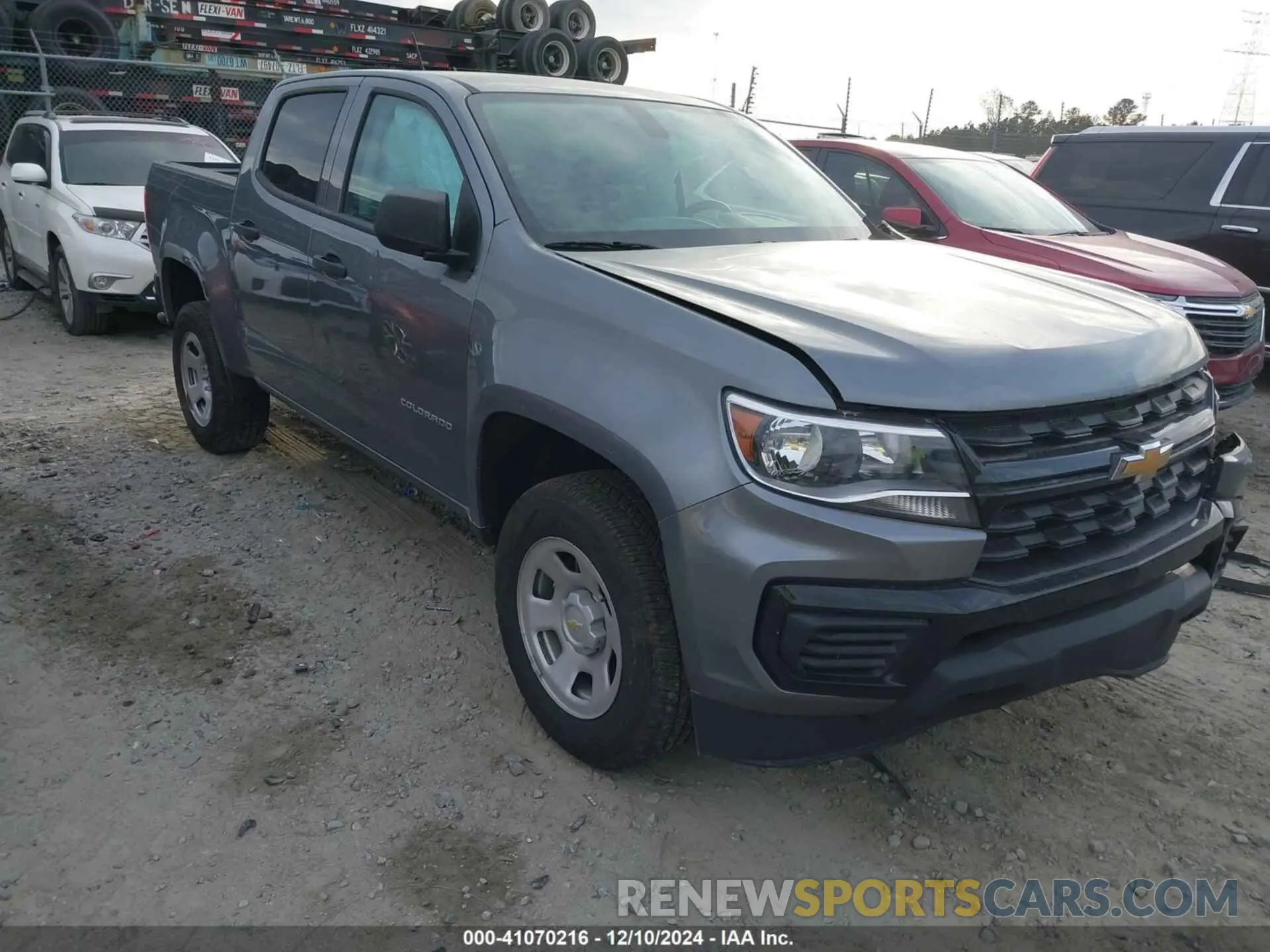 1 Photograph of a damaged car 1GCGSBEN4N1319525 CHEVROLET COLORADO 2022