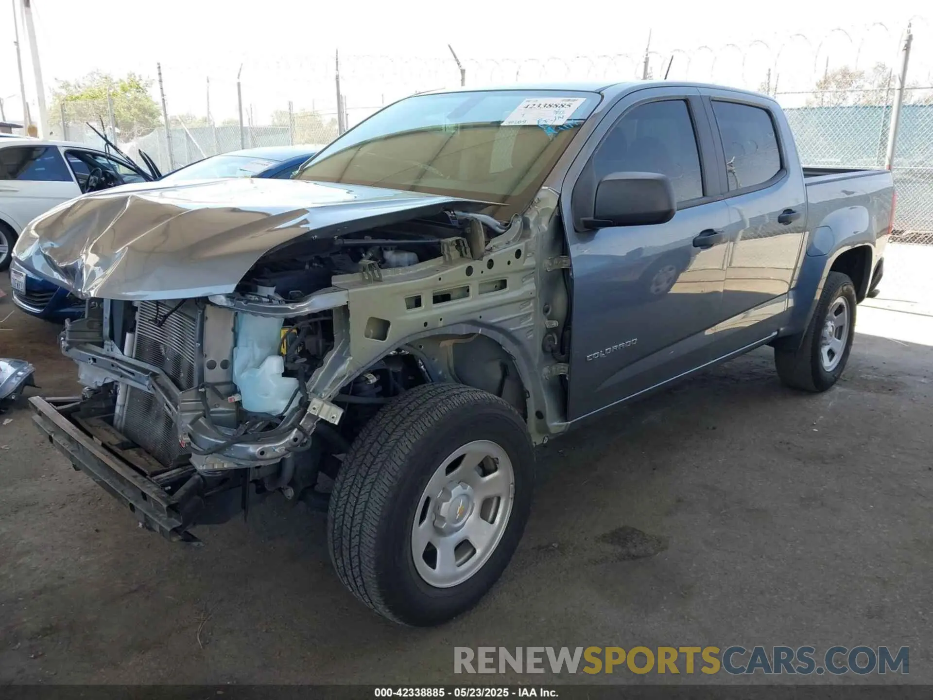 2 Photograph of a damaged car 1GCGSBEN5N1174544 CHEVROLET COLORADO 2022