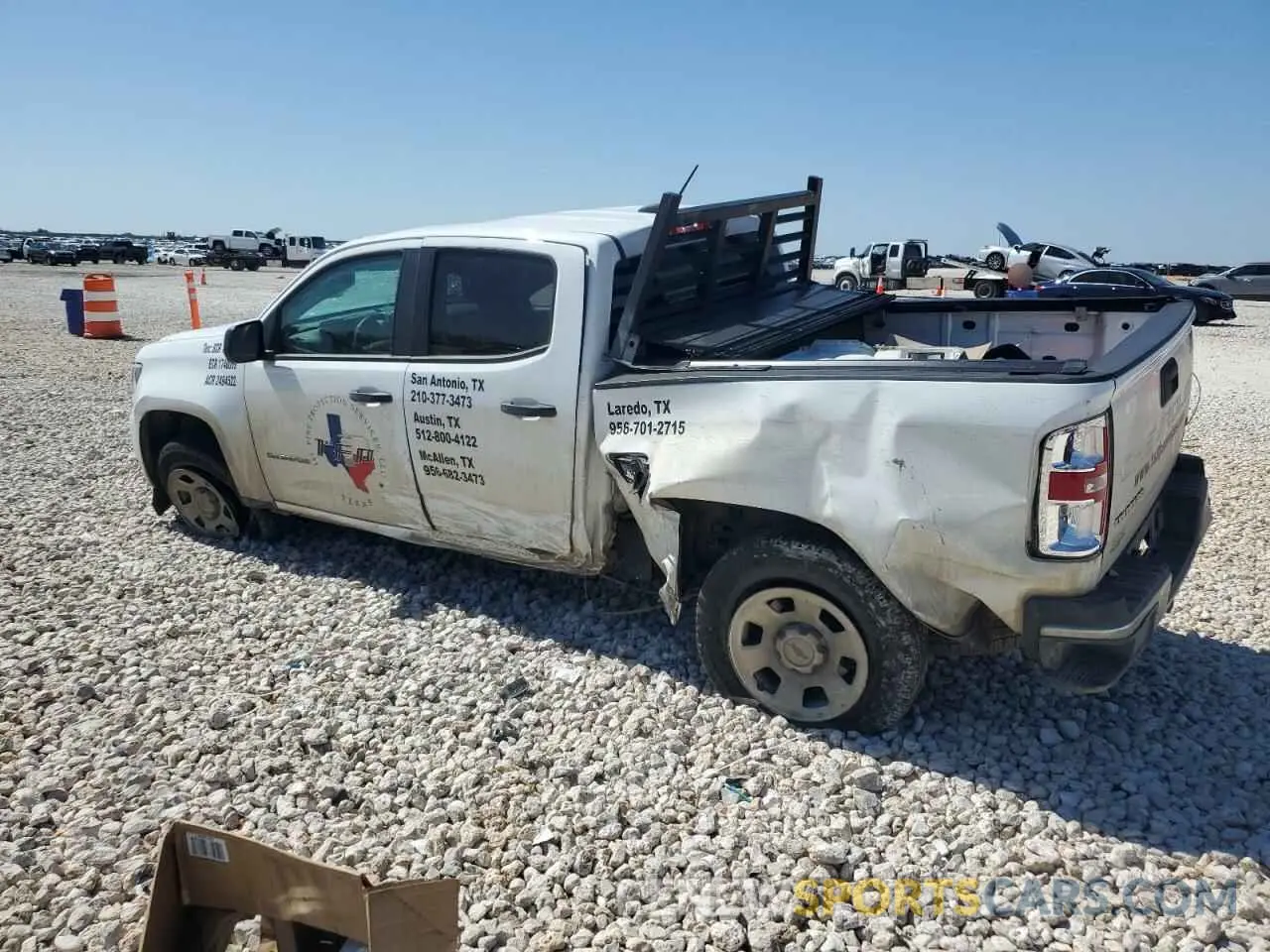 2 Photograph of a damaged car 1GCGSBEN5N1266026 CHEVROLET COLORADO 2022