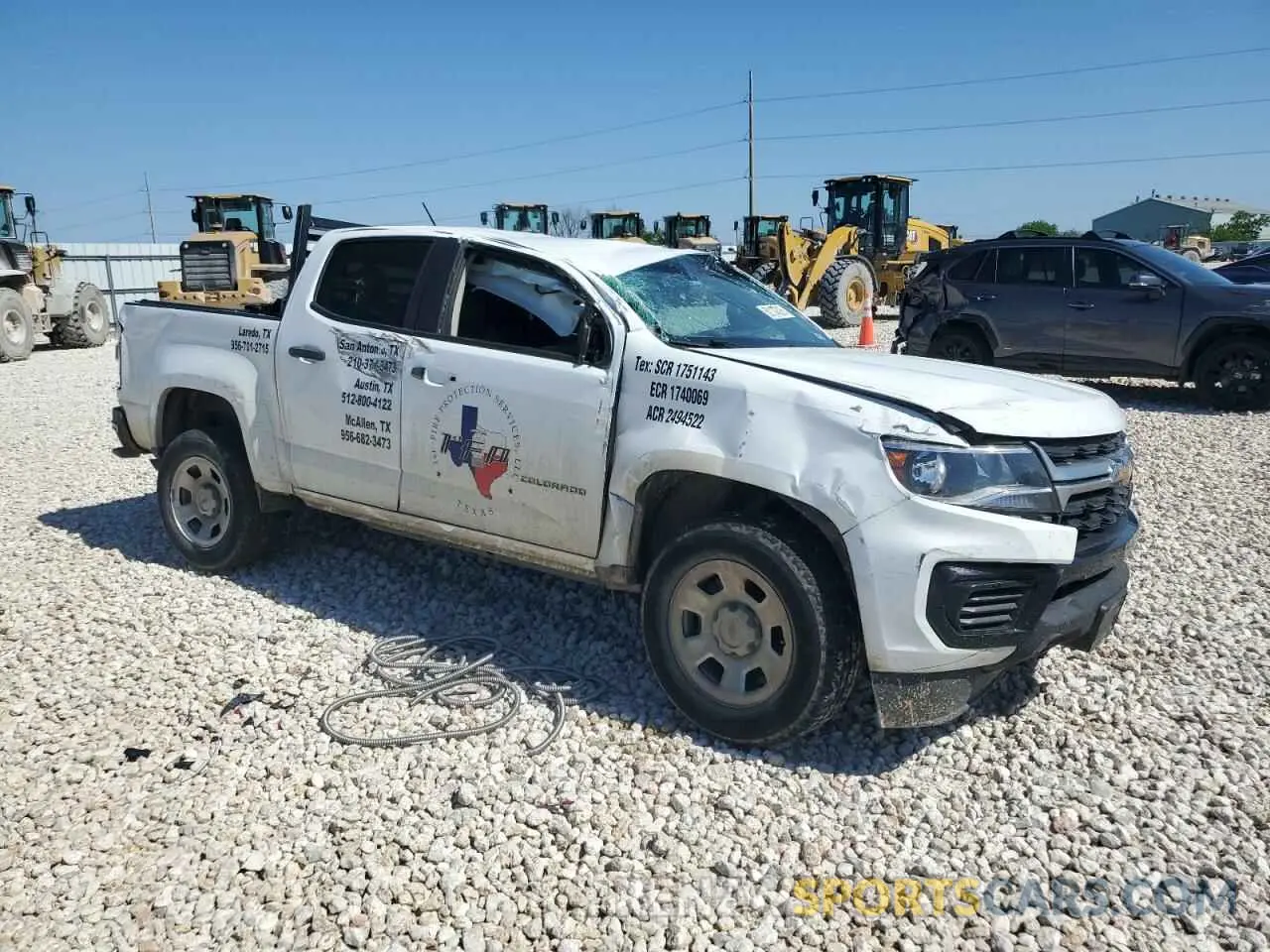 4 Photograph of a damaged car 1GCGSBEN5N1266026 CHEVROLET COLORADO 2022