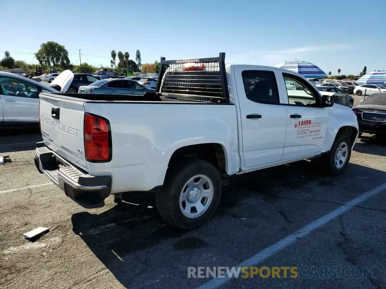 3 Photograph of a damaged car 1GCGSBEN6N1322412 CHEVROLET COLORADO 2022