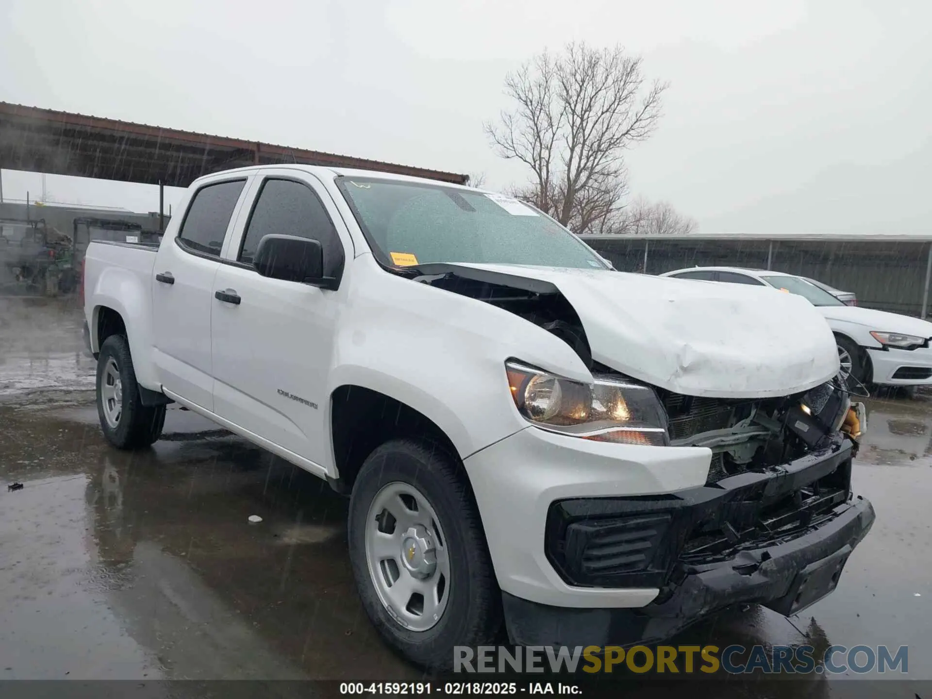 1 Photograph of a damaged car 1GCGSBEN7N1330924 CHEVROLET COLORADO 2022