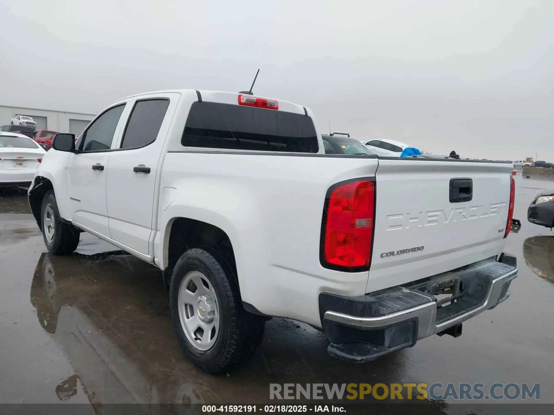 3 Photograph of a damaged car 1GCGSBEN7N1330924 CHEVROLET COLORADO 2022