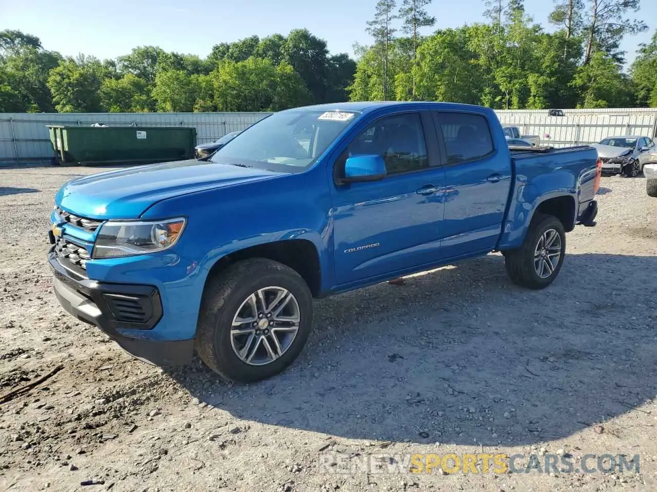 1 Photograph of a damaged car 1GCGSBEN9N1108434 CHEVROLET COLORADO 2022