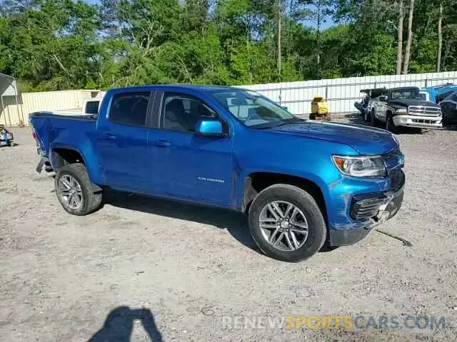 11 Photograph of a damaged car 1GCGSBEN9N1108434 CHEVROLET COLORADO 2022
