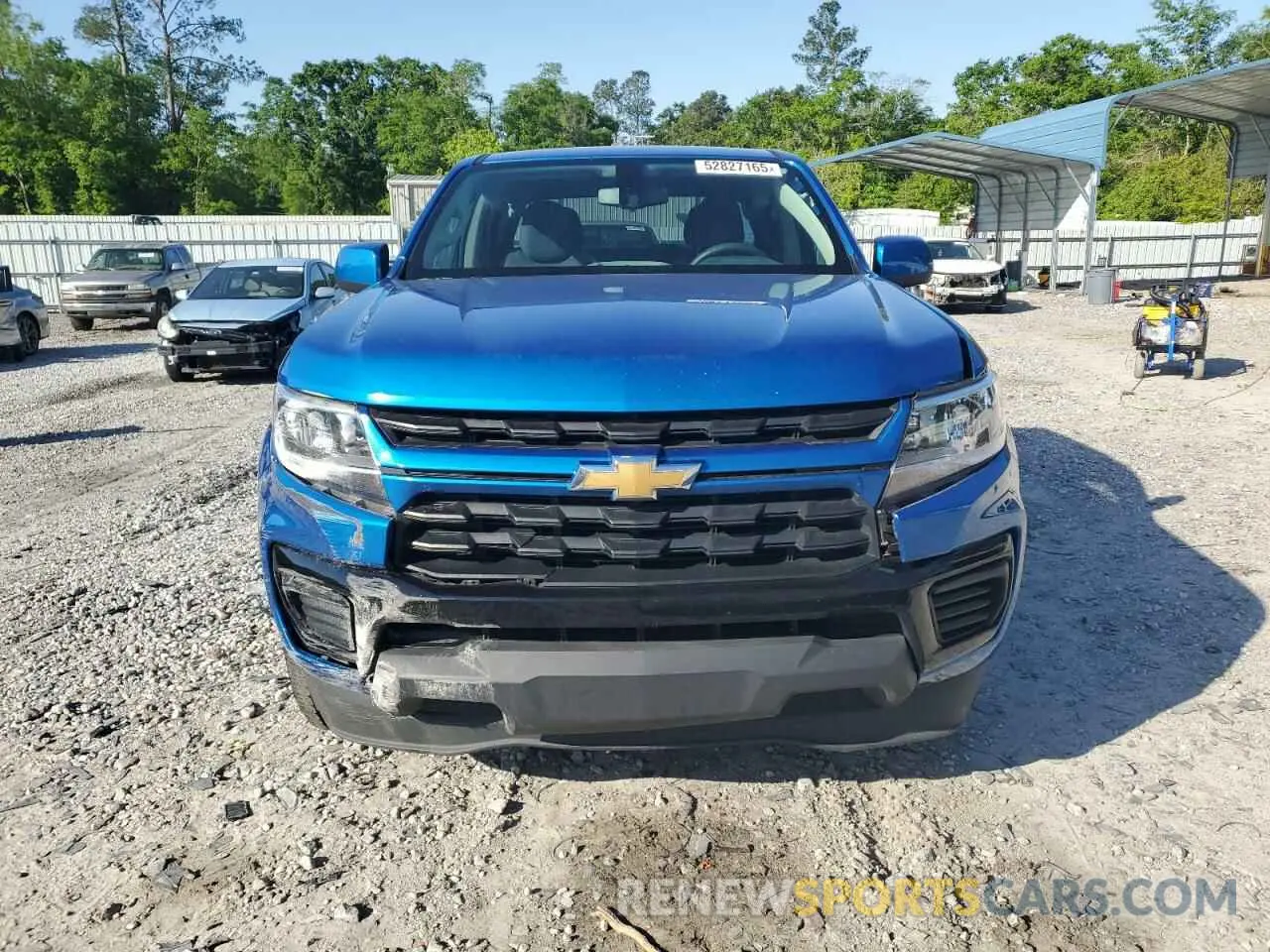 5 Photograph of a damaged car 1GCGSBEN9N1108434 CHEVROLET COLORADO 2022