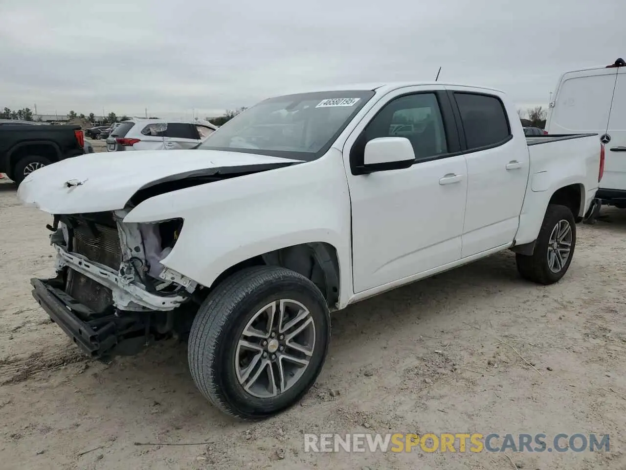 1 Photograph of a damaged car 1GCGSBEN9N1150506 CHEVROLET COLORADO 2022