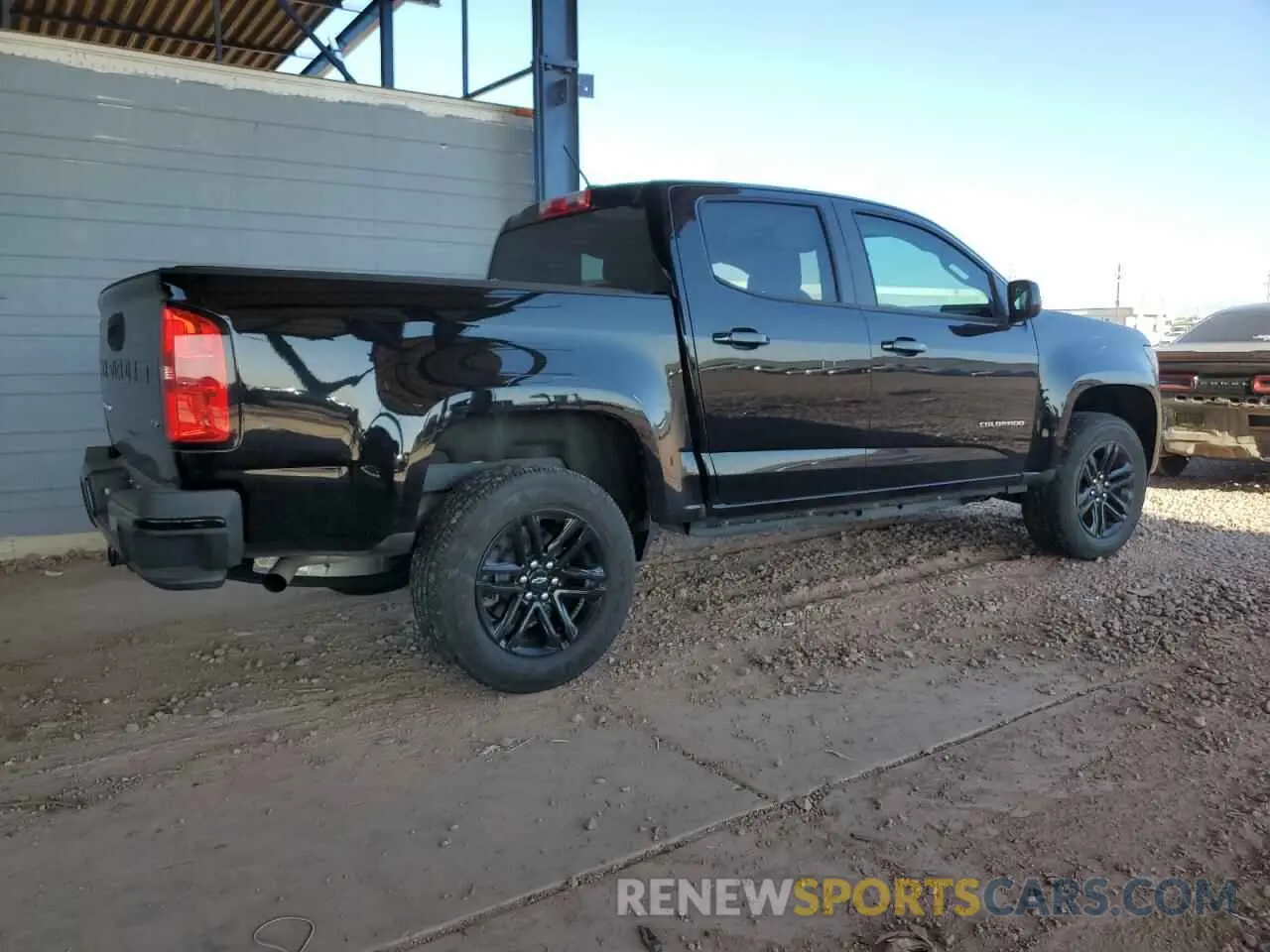 3 Photograph of a damaged car 1GCGSBEN9N1262898 CHEVROLET COLORADO 2022