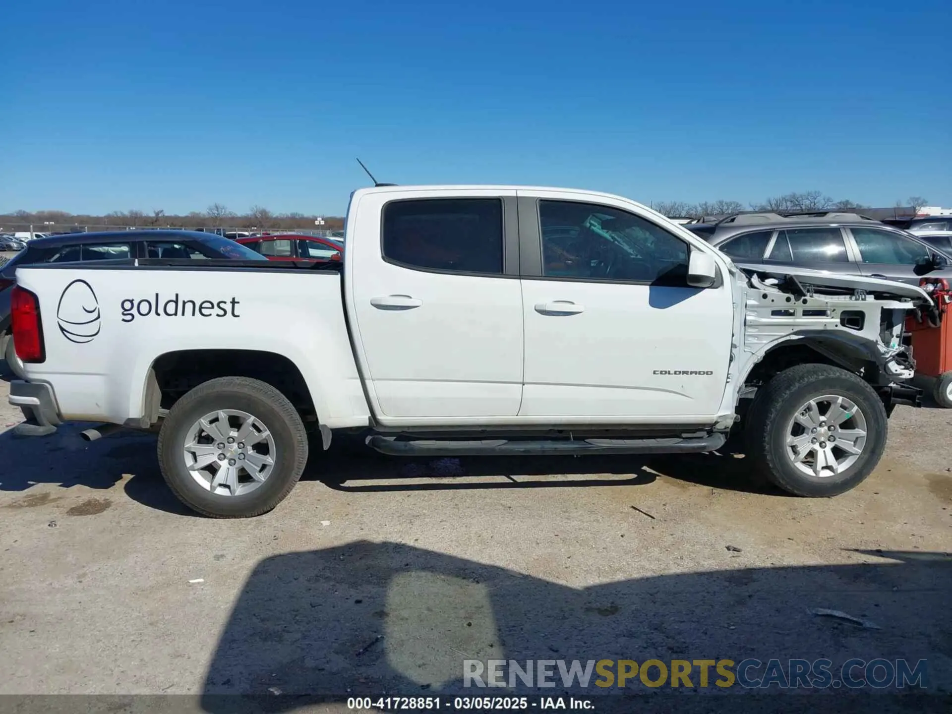 13 Photograph of a damaged car 1GCGSCEA3N1304212 CHEVROLET COLORADO 2022