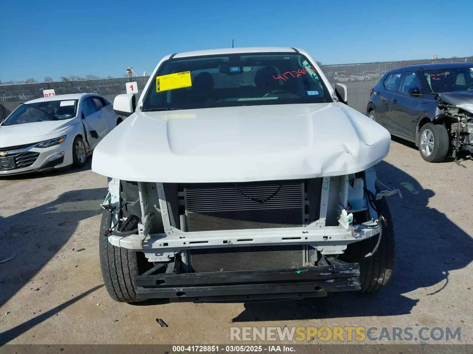 6 Photograph of a damaged car 1GCGSCEA3N1304212 CHEVROLET COLORADO 2022