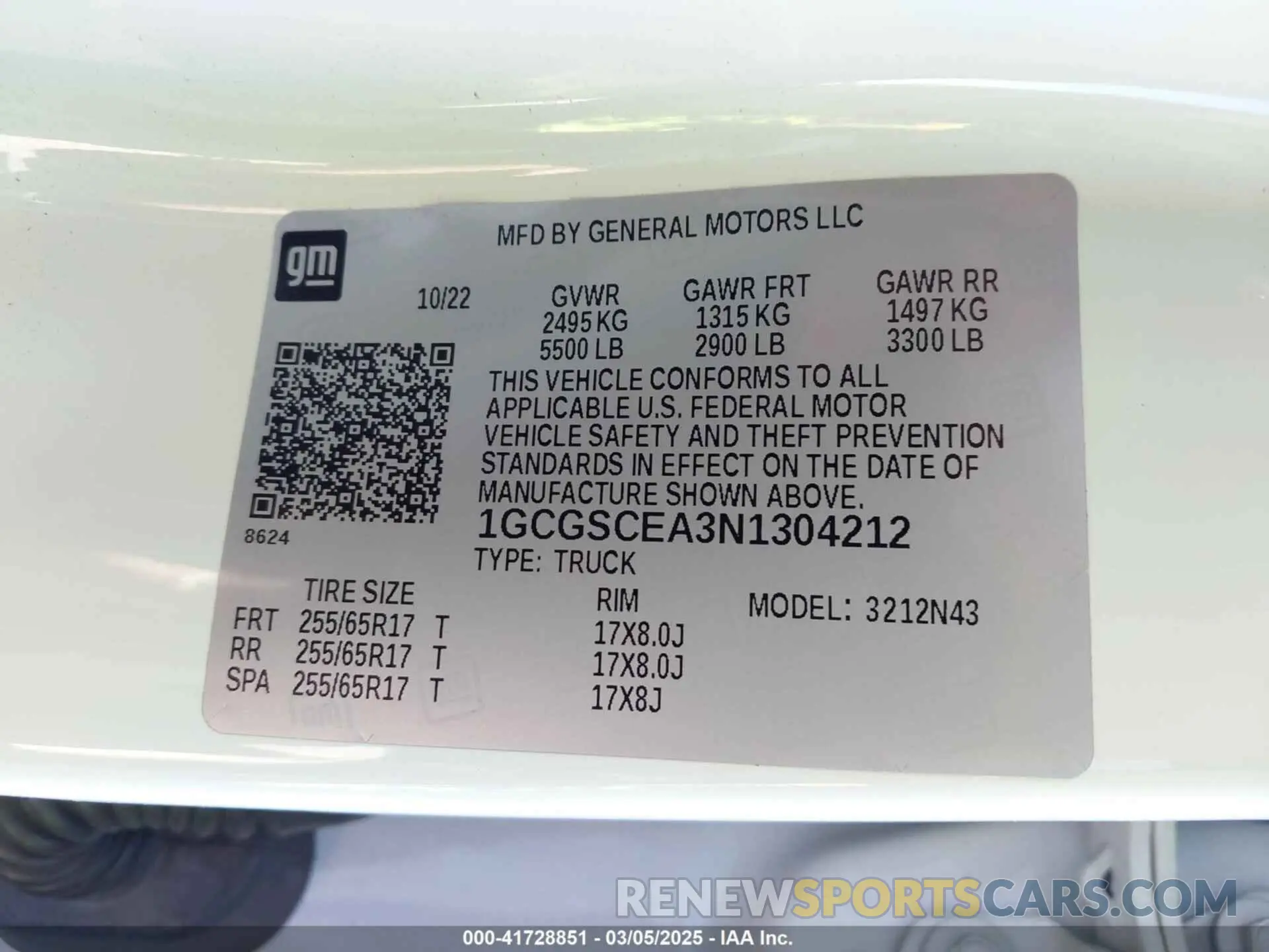 9 Photograph of a damaged car 1GCGSCEA3N1304212 CHEVROLET COLORADO 2022