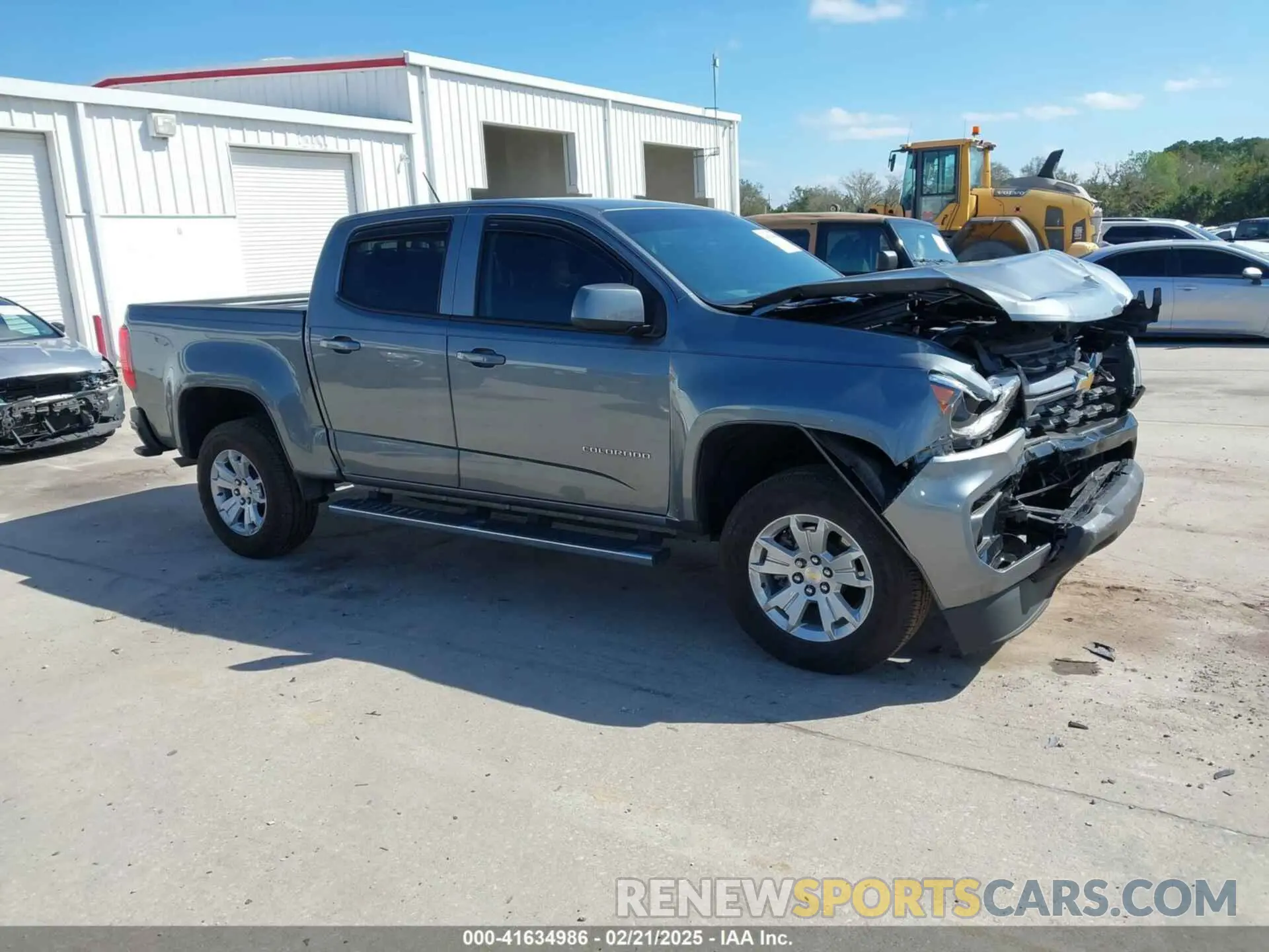1 Photograph of a damaged car 1GCGSCEA6N1299202 CHEVROLET COLORADO 2022