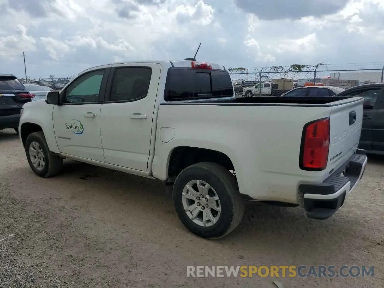 2 Photograph of a damaged car 1GCGSCEA6N1309971 CHEVROLET COLORADO 2022