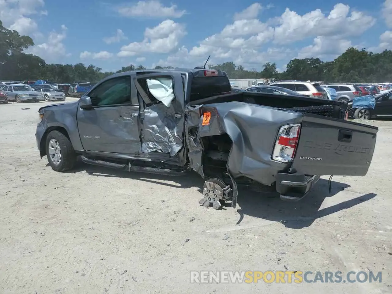2 Photograph of a damaged car 1GCGSCEA9N1300391 CHEVROLET COLORADO 2022