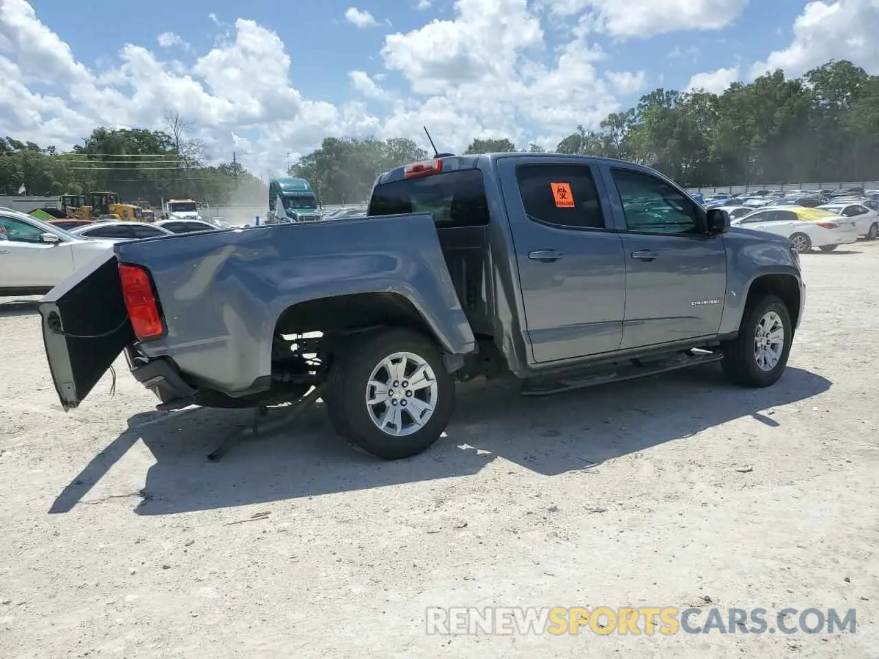 3 Photograph of a damaged car 1GCGSCEA9N1300391 CHEVROLET COLORADO 2022