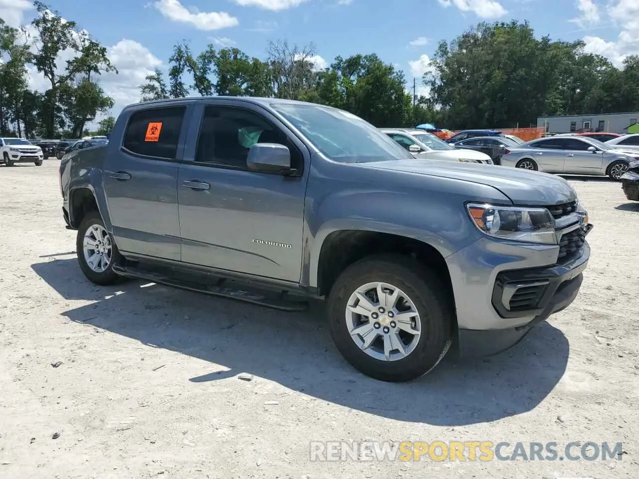 4 Photograph of a damaged car 1GCGSCEA9N1300391 CHEVROLET COLORADO 2022
