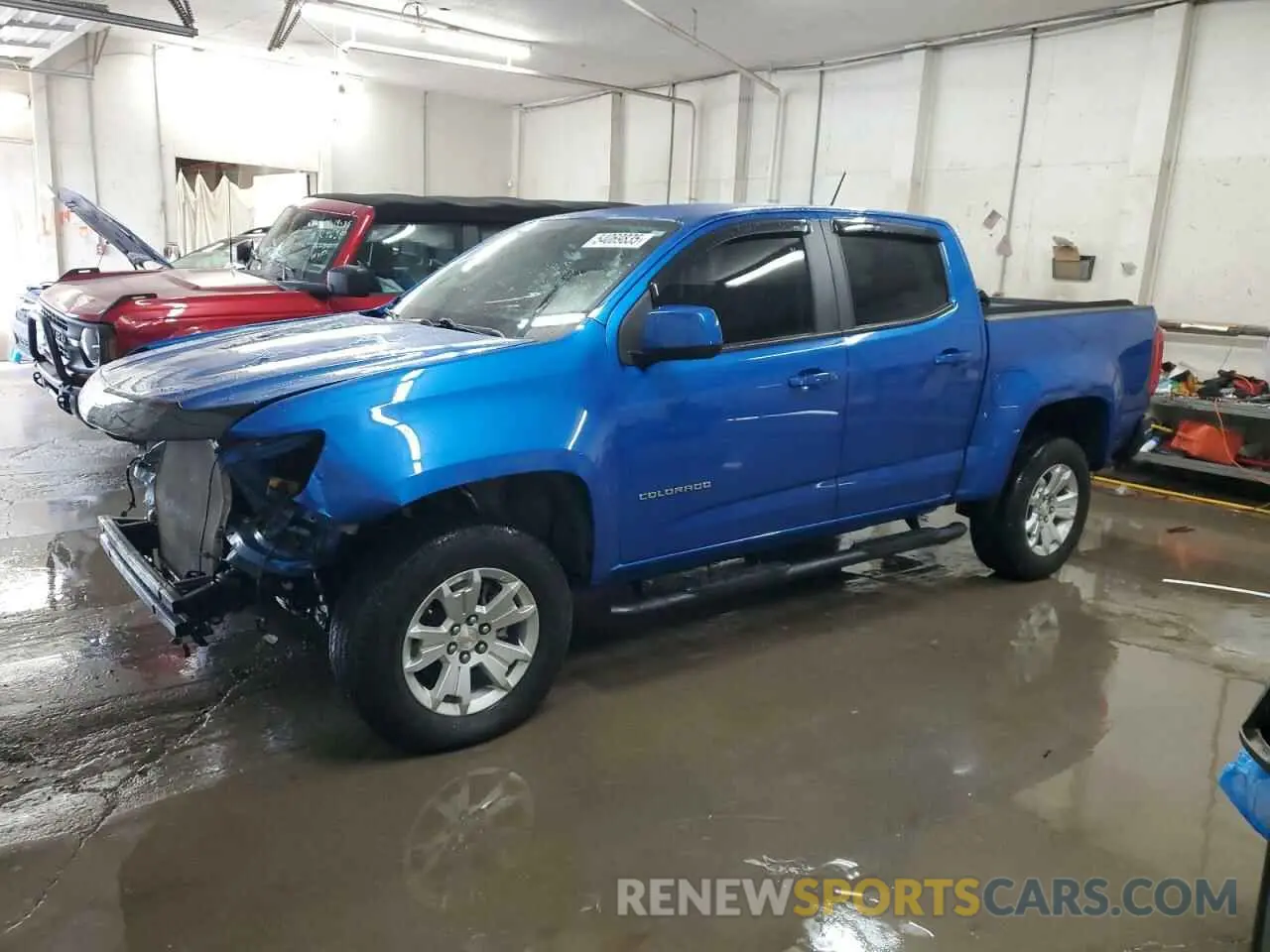 1 Photograph of a damaged car 1GCGSCEN0N1323691 CHEVROLET COLORADO 2022