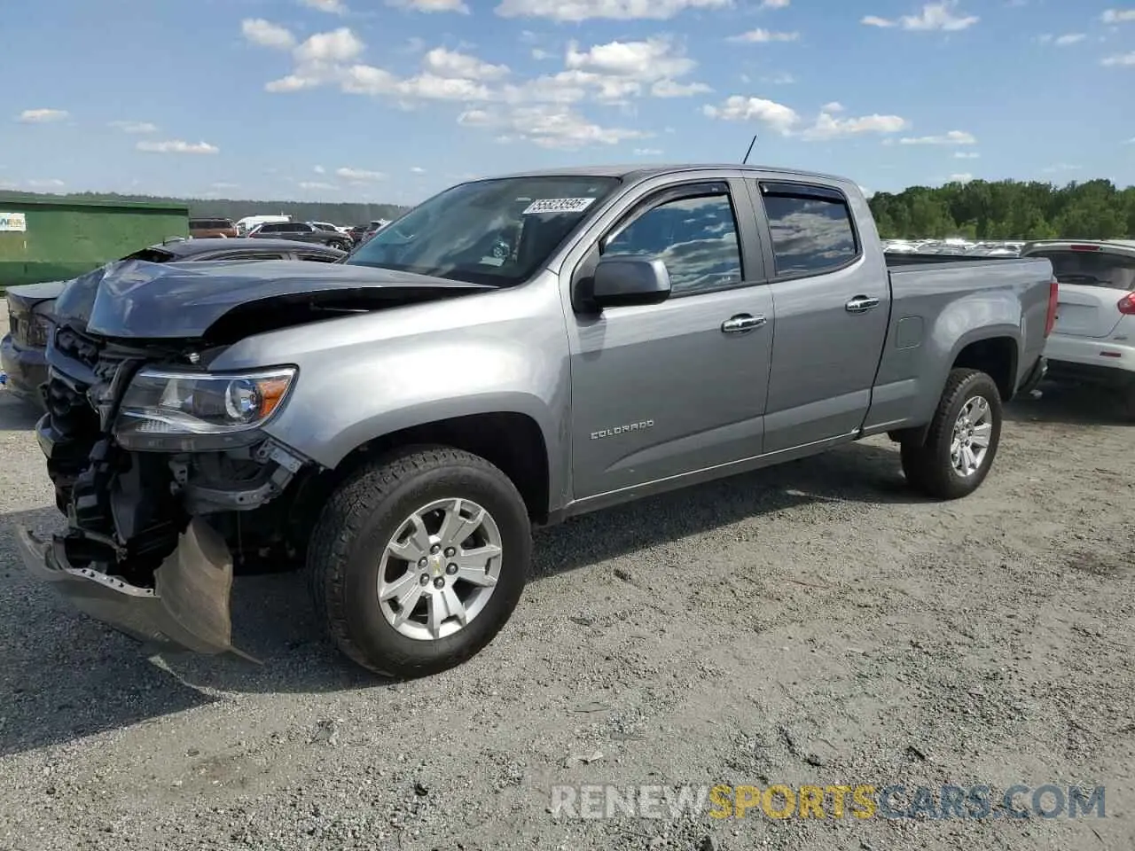 1 Photograph of a damaged car 1GCGSCEN3N1129706 CHEVROLET COLORADO 2022