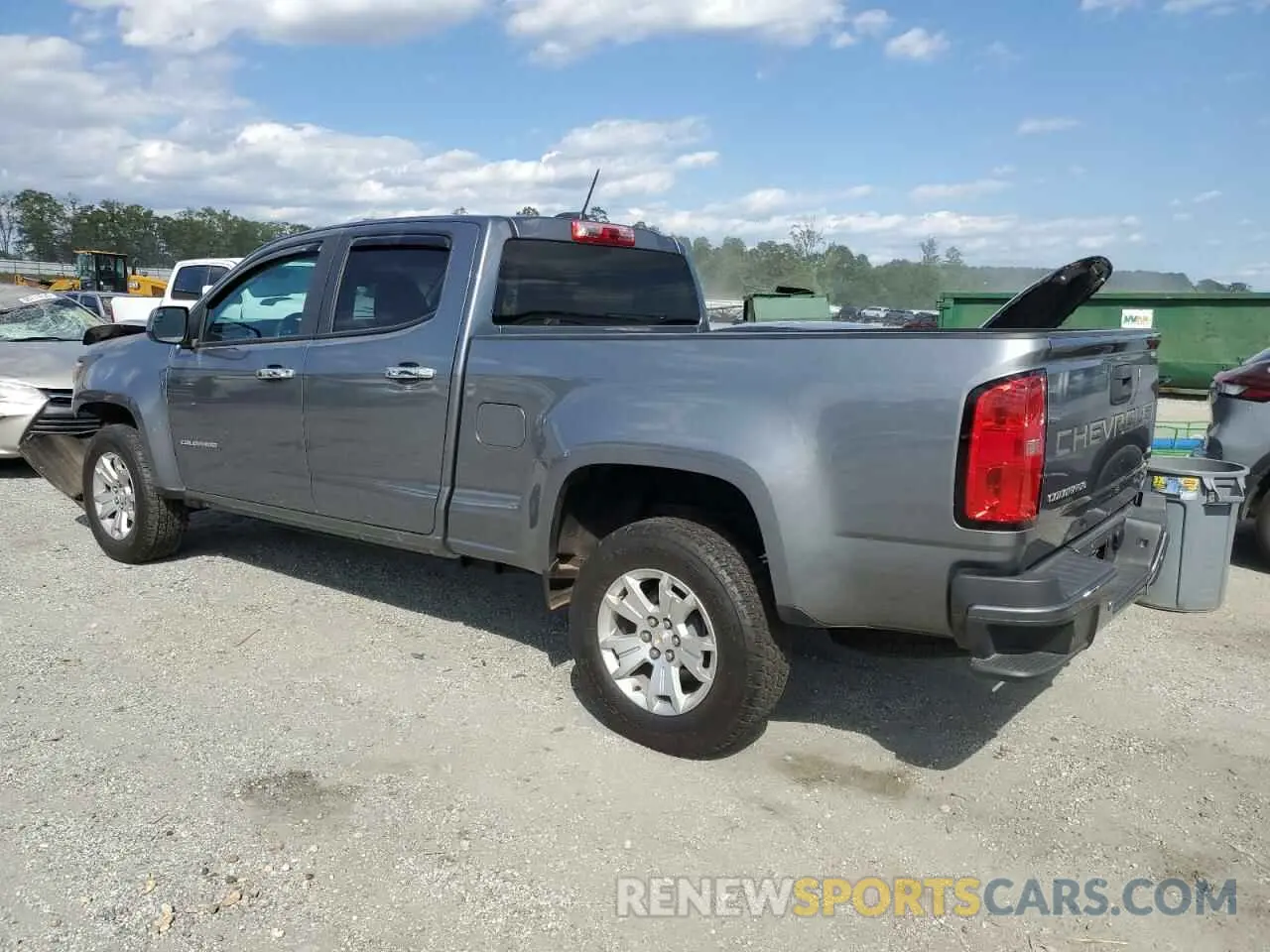 2 Photograph of a damaged car 1GCGSCEN3N1129706 CHEVROLET COLORADO 2022