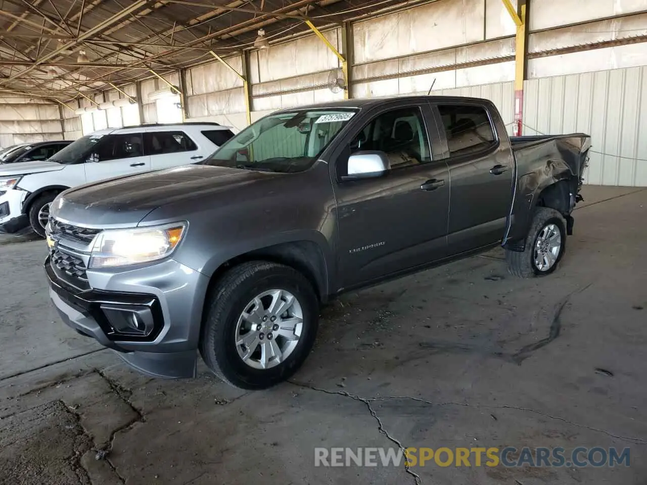 1 Photograph of a damaged car 1GCGSCEN3N1319120 CHEVROLET COLORADO 2022