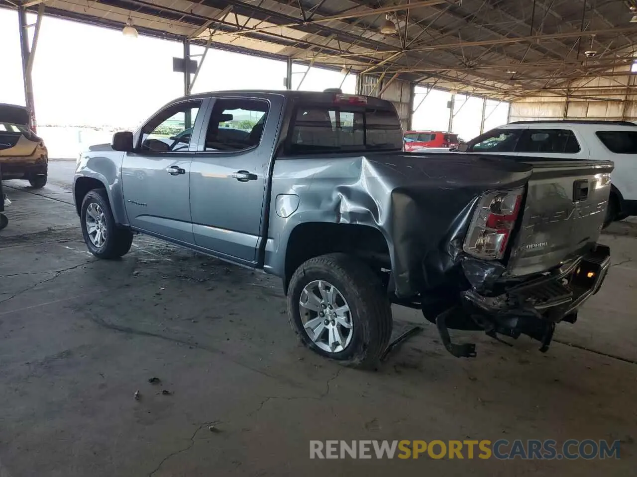 2 Photograph of a damaged car 1GCGSCEN3N1319120 CHEVROLET COLORADO 2022