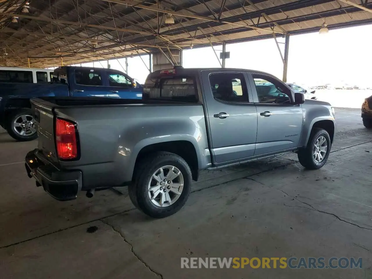 3 Photograph of a damaged car 1GCGSCEN3N1319120 CHEVROLET COLORADO 2022