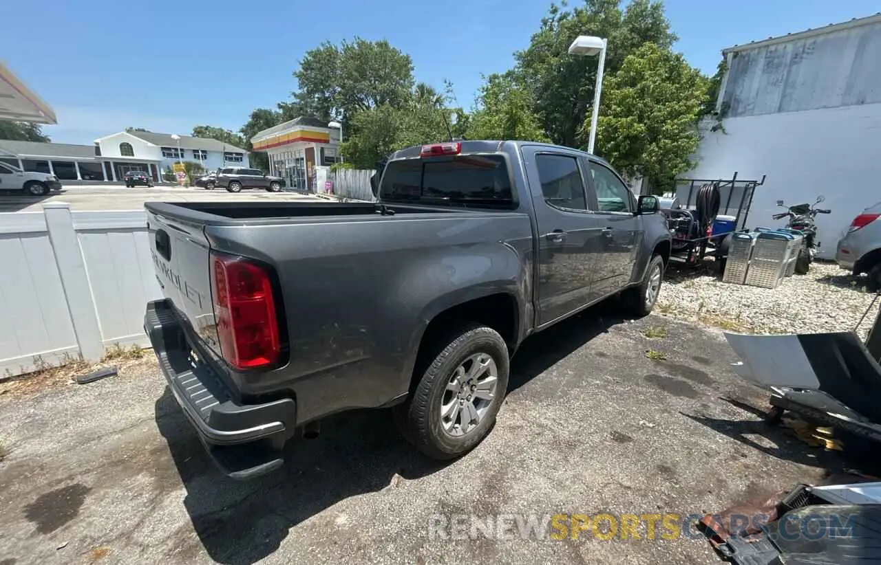 4 Photograph of a damaged car 1GCGSCEN6N1106727 CHEVROLET COLORADO 2022