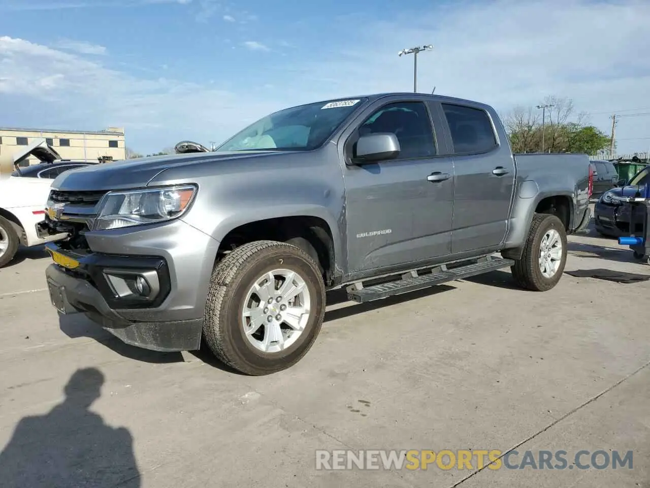 1 Photograph of a damaged car 1GCGSCEN7N1124248 CHEVROLET COLORADO 2022
