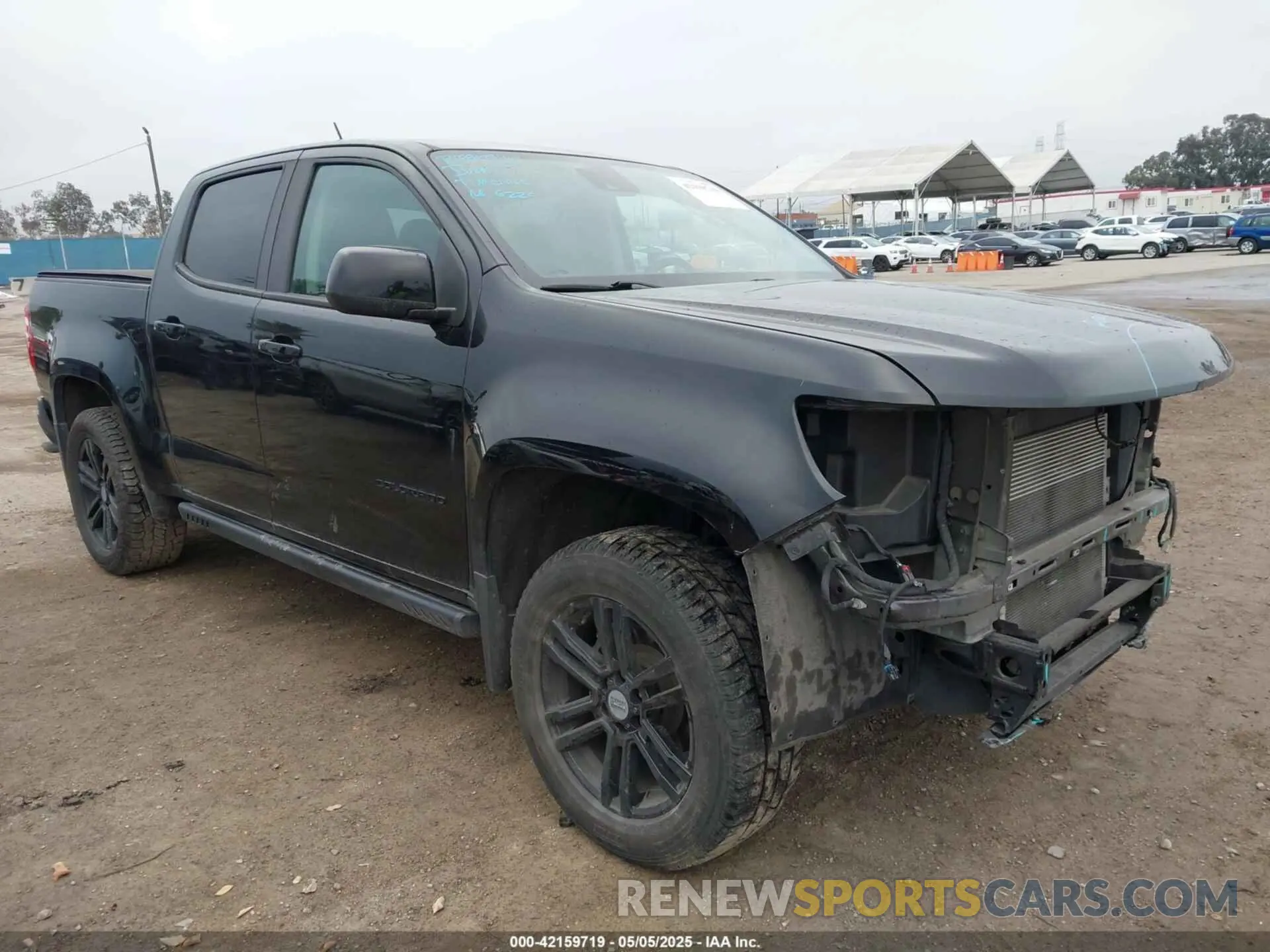 1 Photograph of a damaged car 1GCGSCEN7N1164846 CHEVROLET COLORADO 2022