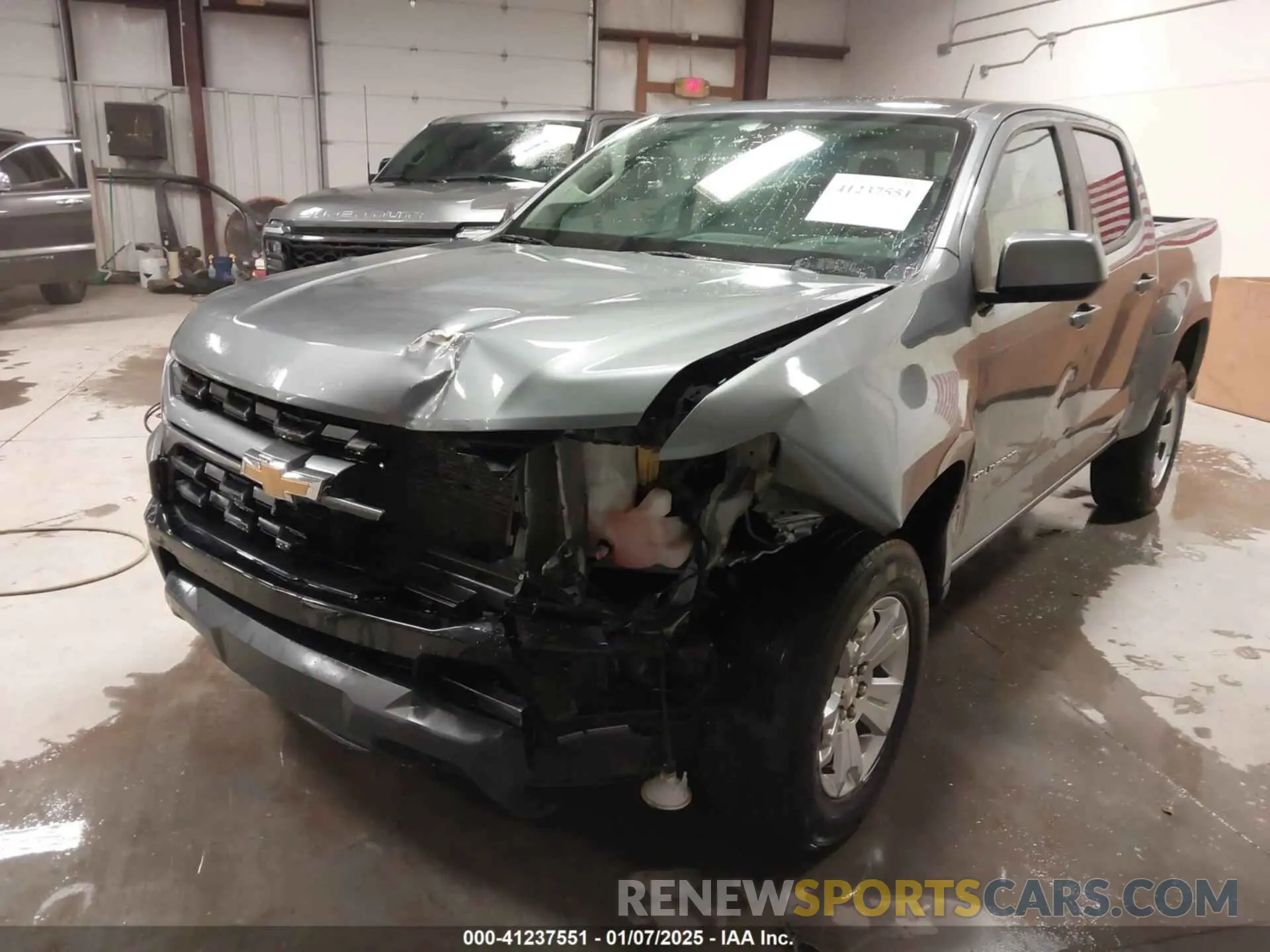 6 Photograph of a damaged car 1GCGSCEN7N1251047 CHEVROLET COLORADO 2022