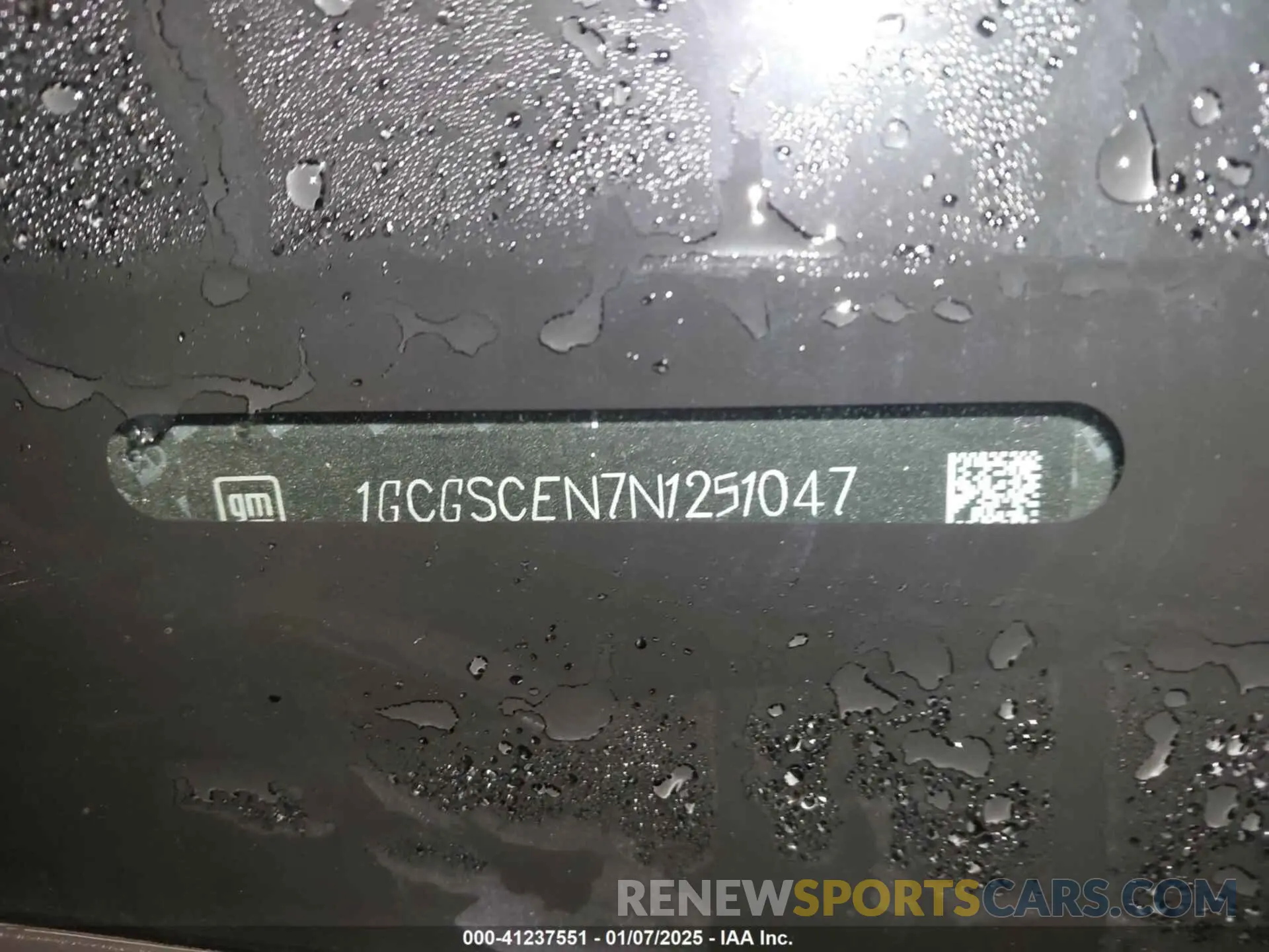 9 Photograph of a damaged car 1GCGSCEN7N1251047 CHEVROLET COLORADO 2022