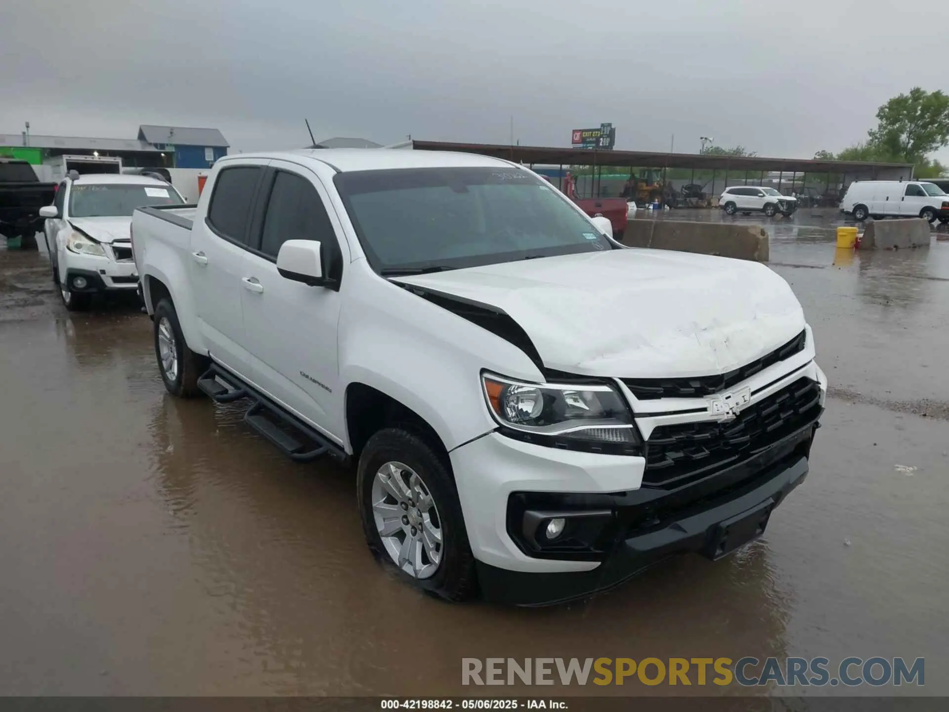 1 Photograph of a damaged car 1GCGSCEN9N1182474 CHEVROLET COLORADO 2022