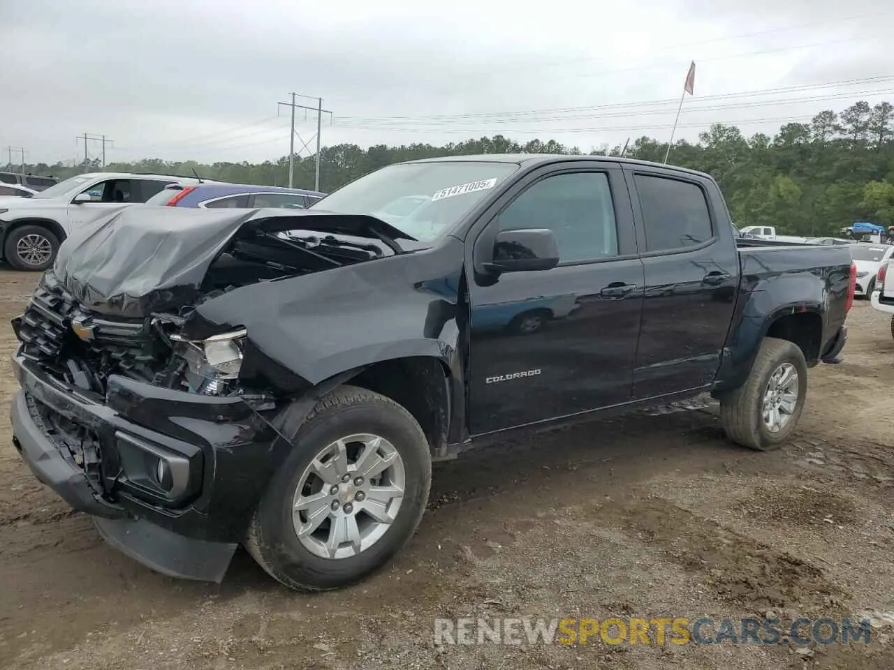 1 Photograph of a damaged car 1GCGSCEN9N1248375 CHEVROLET COLORADO 2022