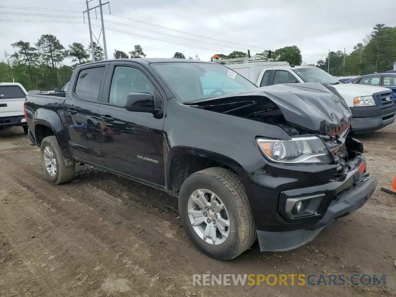 4 Photograph of a damaged car 1GCGSCEN9N1248375 CHEVROLET COLORADO 2022