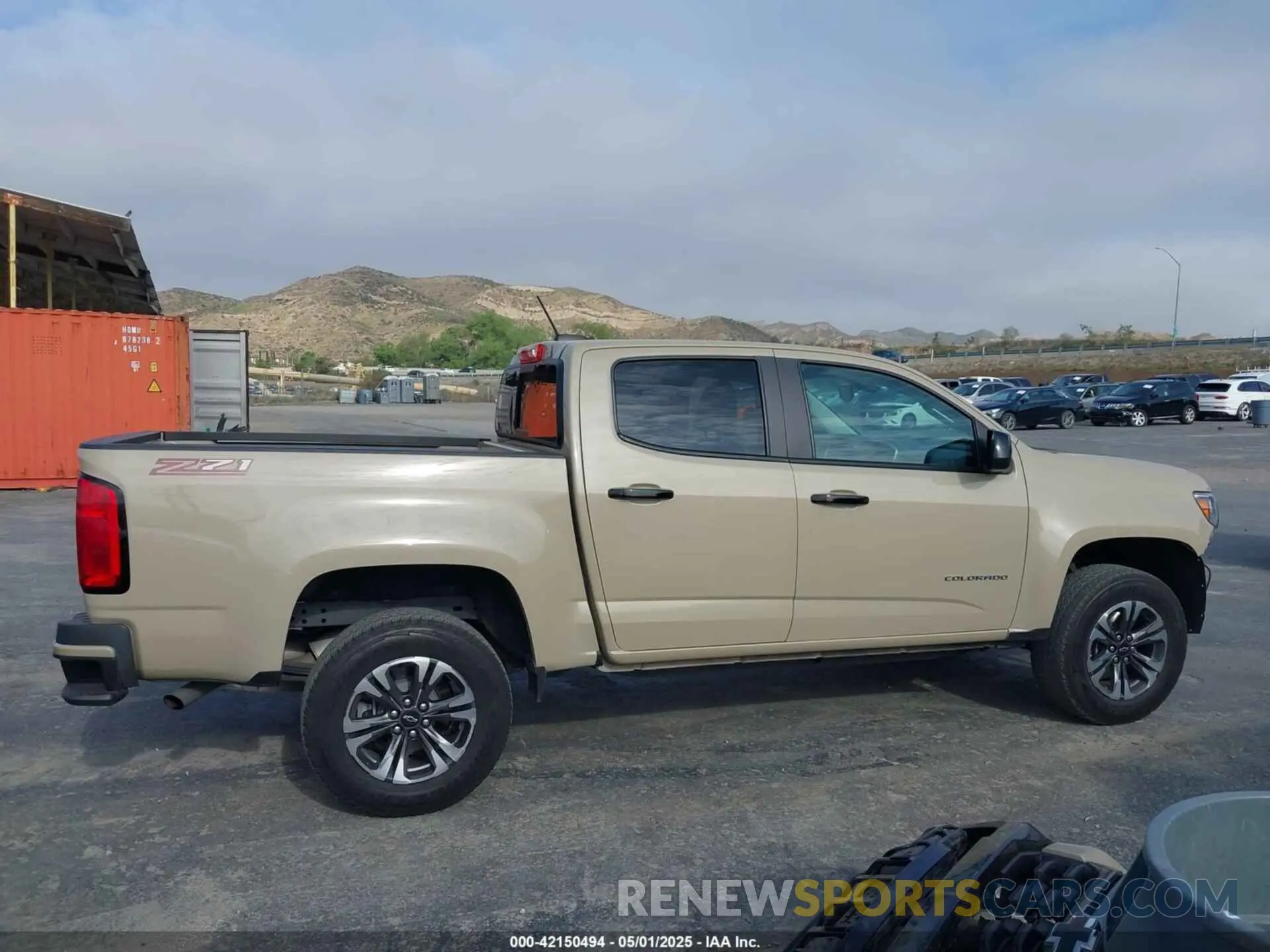 14 Photograph of a damaged car 1GCGSDEN0N1239425 CHEVROLET COLORADO 2022