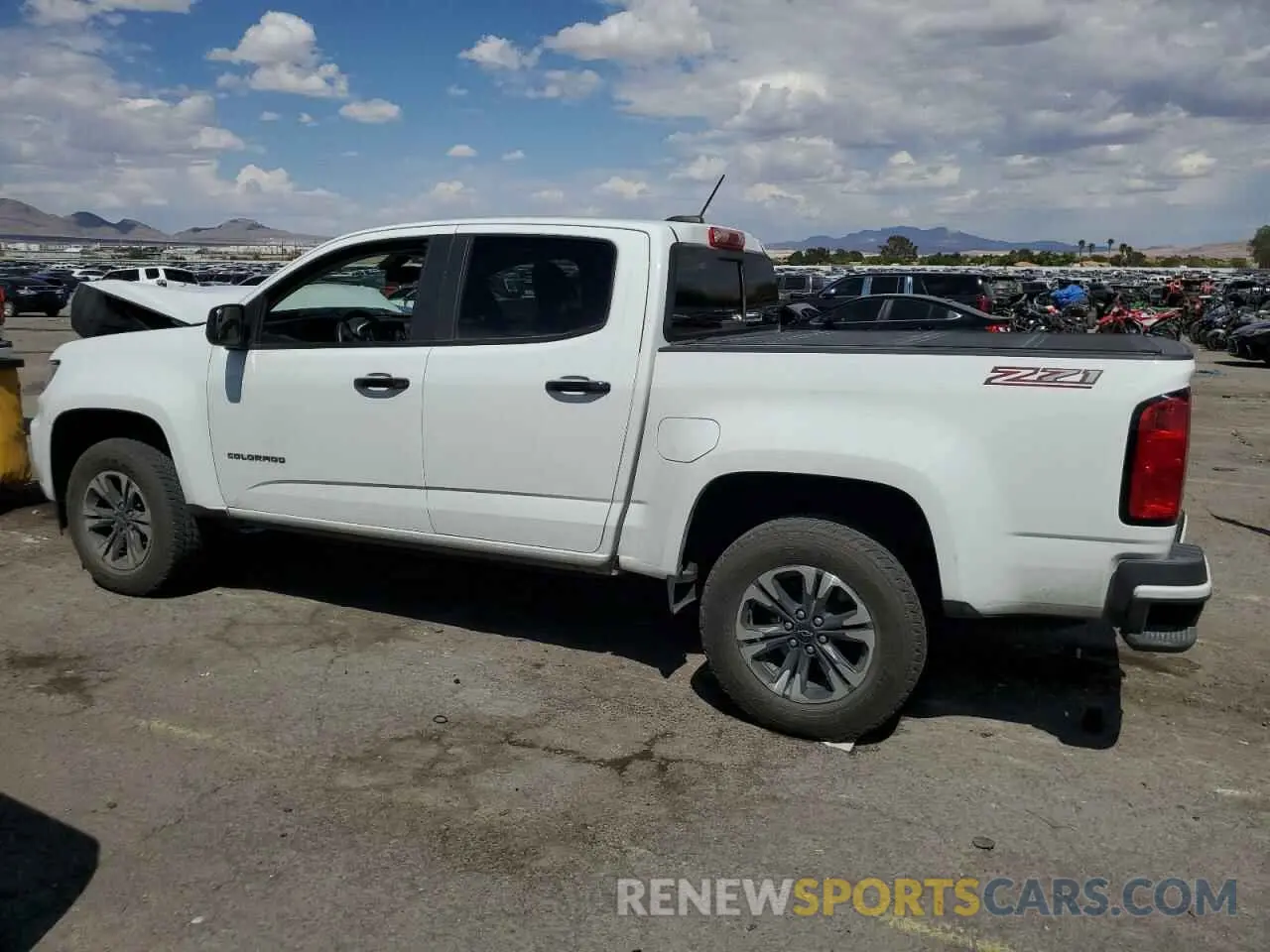 2 Photograph of a damaged car 1GCGSDEN6N1151236 CHEVROLET COLORADO 2022