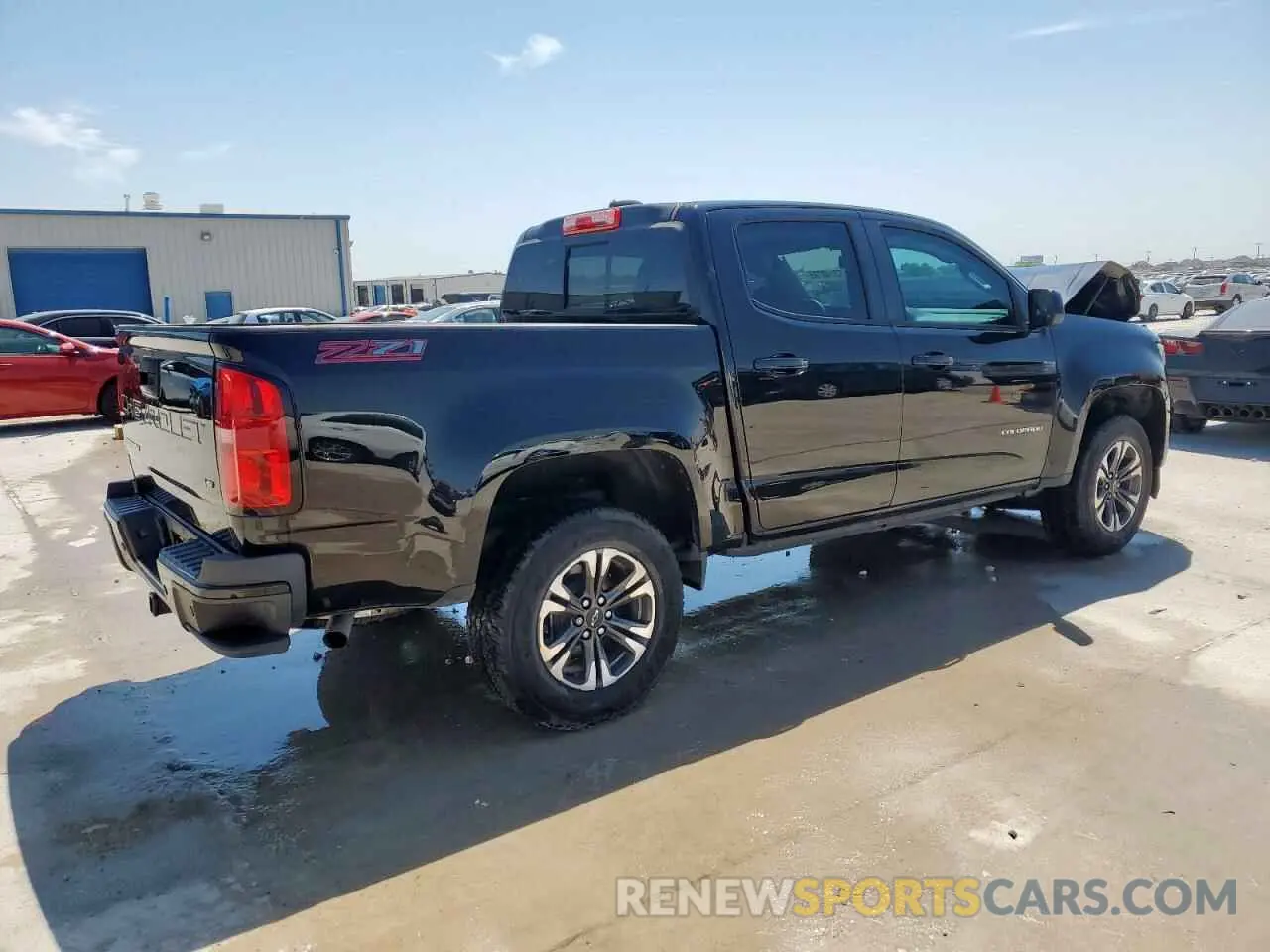 3 Photograph of a damaged car 1GCGSDEN6N1204453 CHEVROLET COLORADO 2022