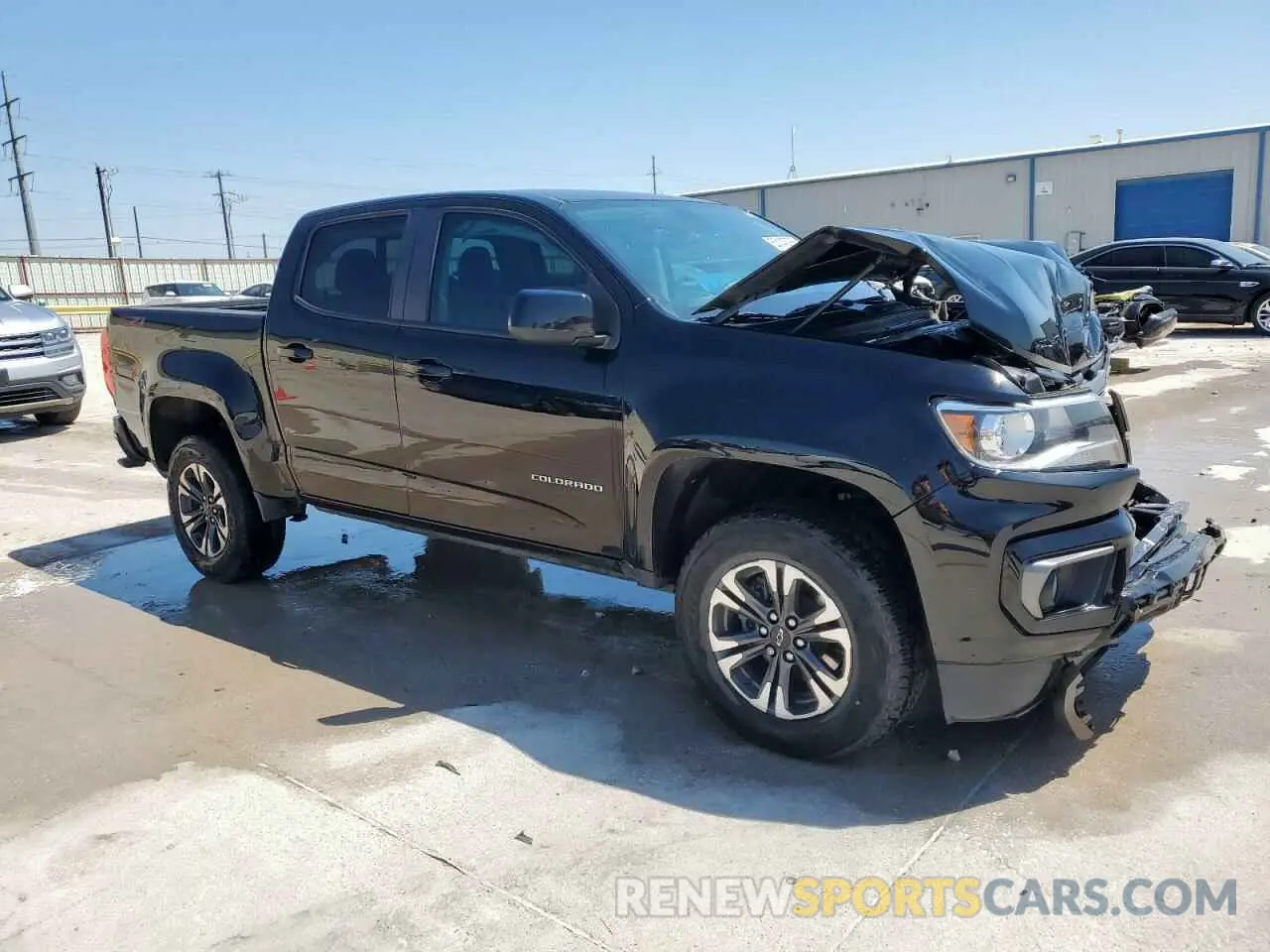 4 Photograph of a damaged car 1GCGSDEN6N1204453 CHEVROLET COLORADO 2022