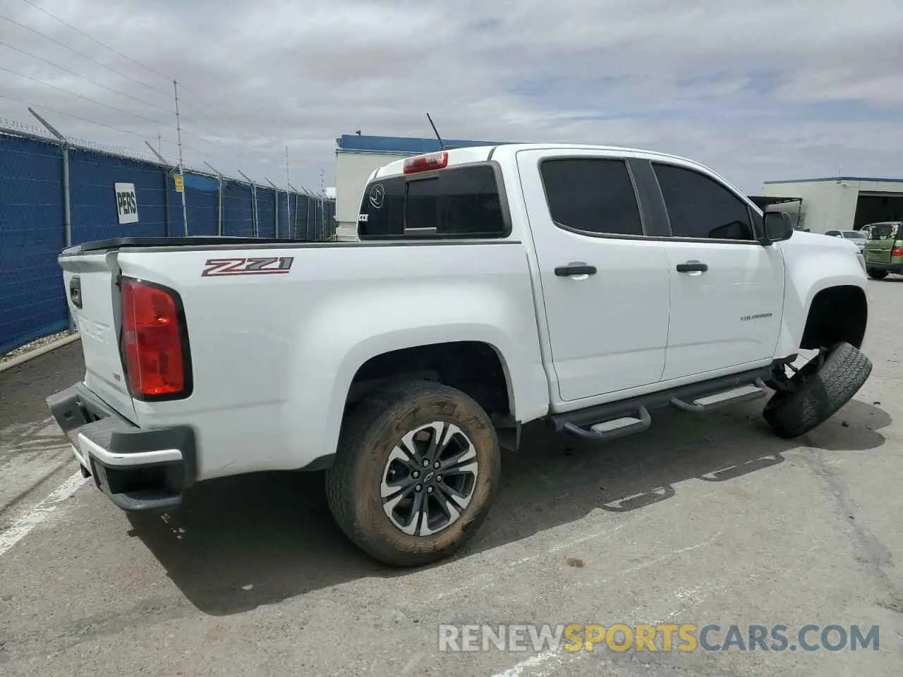 3 Photograph of a damaged car 1GCGSDEN7N1143761 CHEVROLET COLORADO 2022
