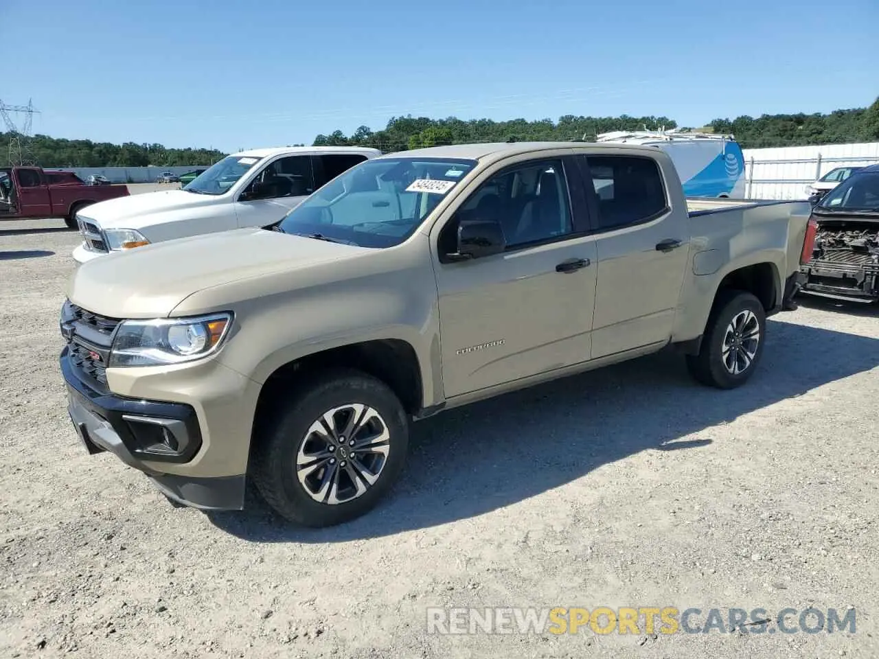 1 Photograph of a damaged car 1GCGSDEN7N1185041 CHEVROLET COLORADO 2022