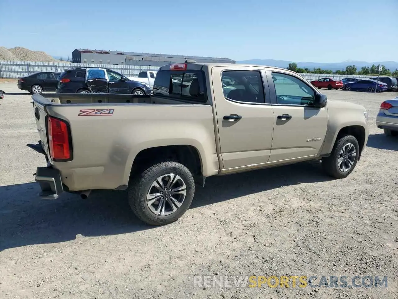3 Photograph of a damaged car 1GCGSDEN7N1185041 CHEVROLET COLORADO 2022