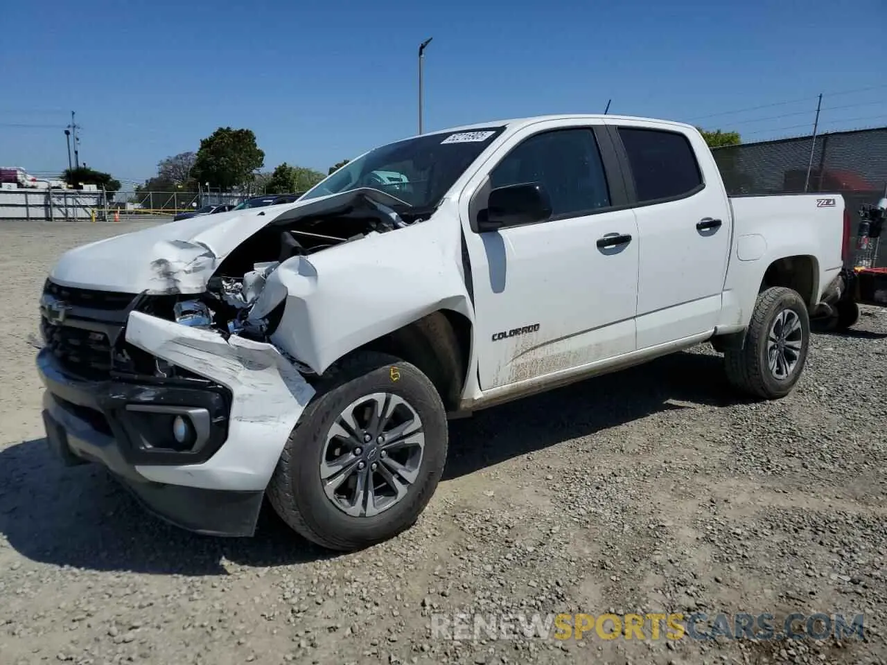 1 Photograph of a damaged car 1GCGSDEN8N1151450 CHEVROLET COLORADO 2022
