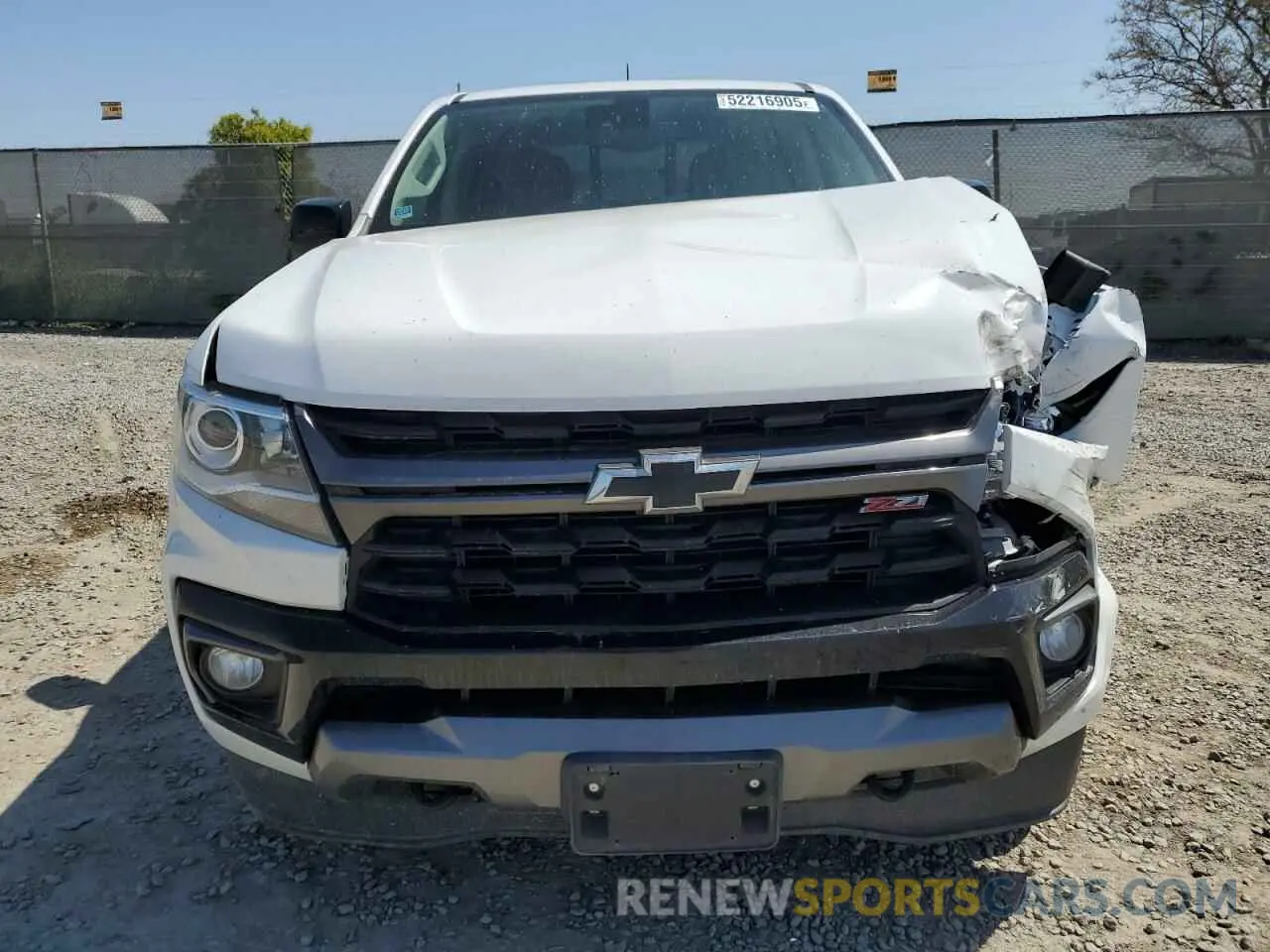 5 Photograph of a damaged car 1GCGSDEN8N1151450 CHEVROLET COLORADO 2022