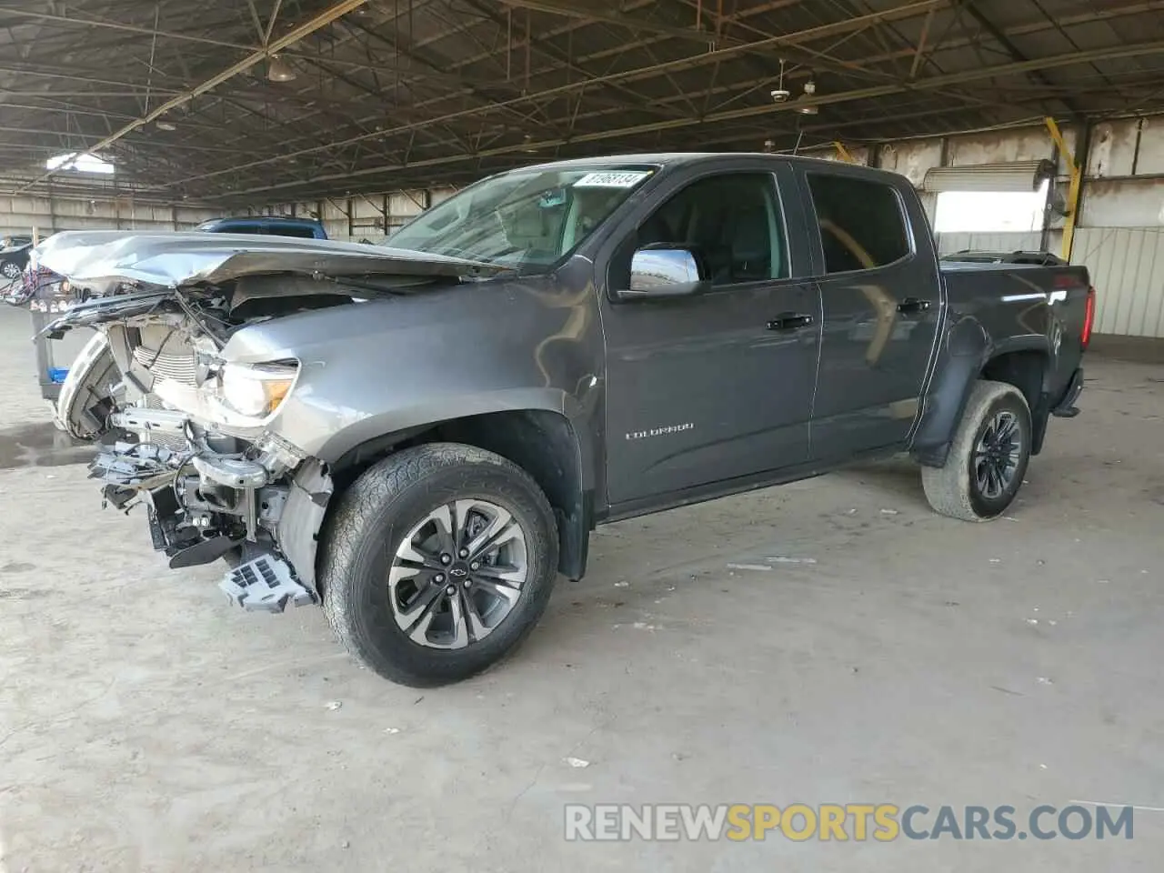 1 Photograph of a damaged car 1GCGSDEN8N1179295 CHEVROLET COLORADO 2022