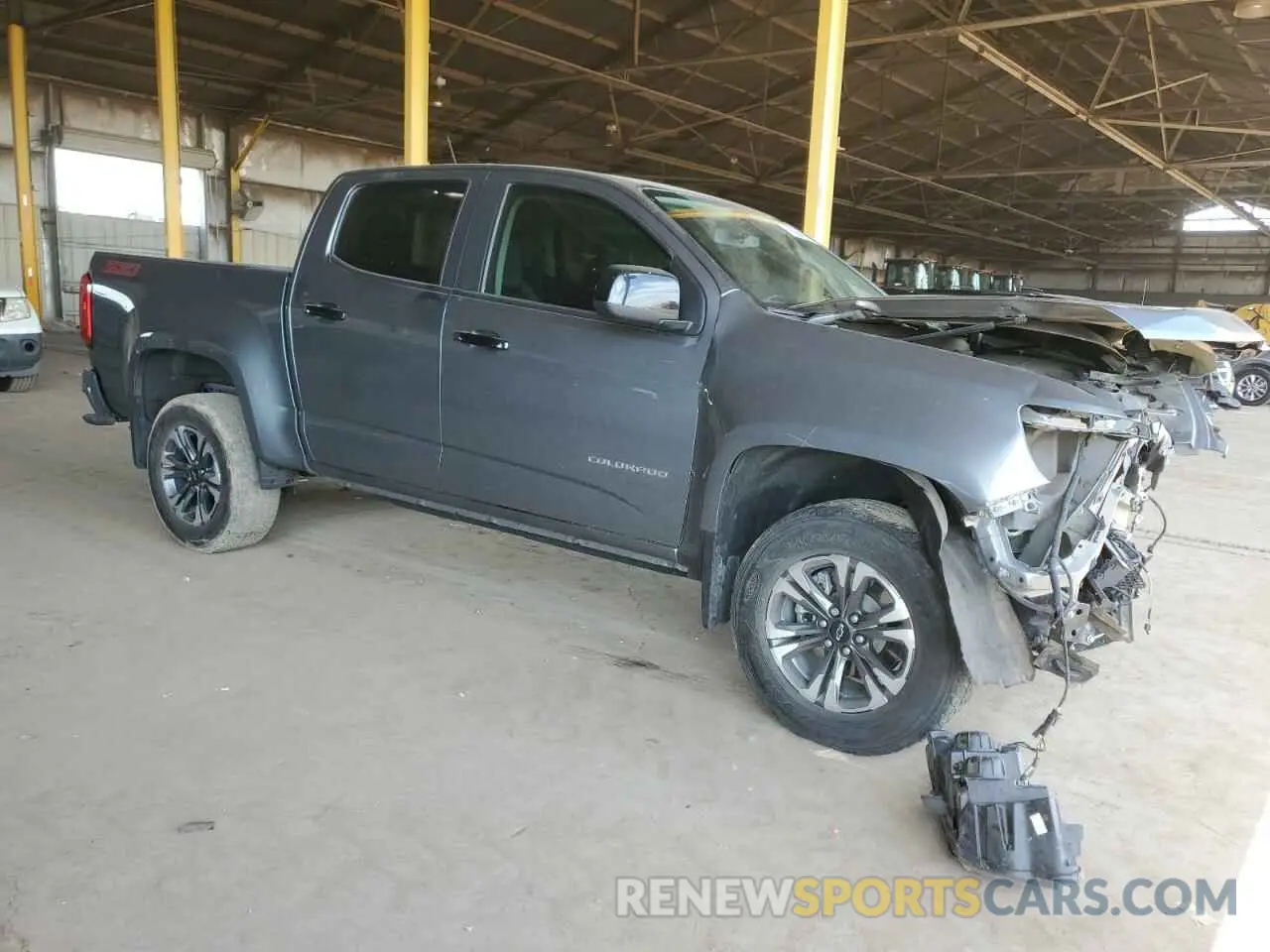 4 Photograph of a damaged car 1GCGSDEN8N1179295 CHEVROLET COLORADO 2022