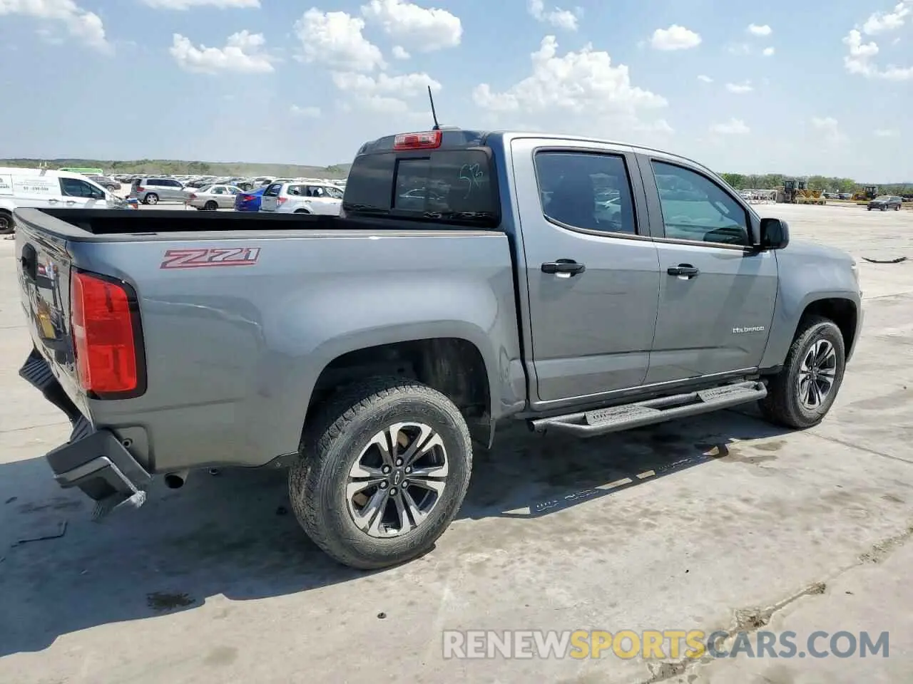 2 Photograph of a damaged car 1GCGSDEN8N1217141 CHEVROLET COLORADO 2022