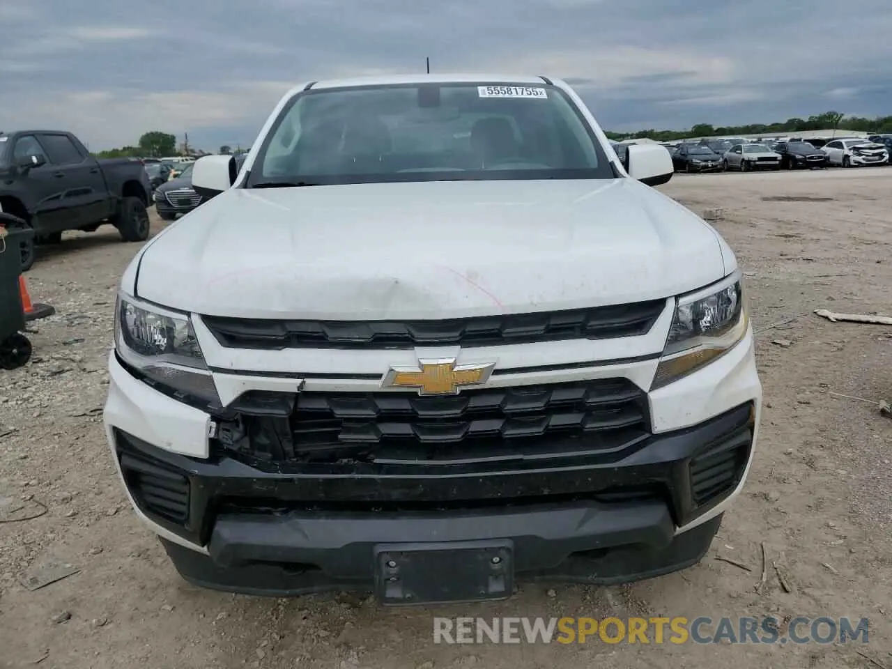 5 Photograph of a damaged car 1GCGTBEN0N1208743 CHEVROLET COLORADO 2022