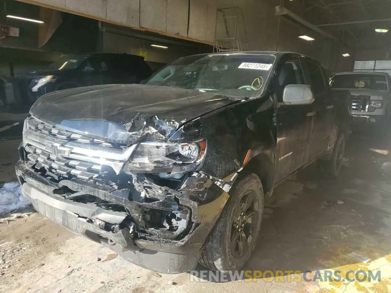 1 Photograph of a damaged car 1GCGTBEN2N1118851 CHEVROLET COLORADO 2022