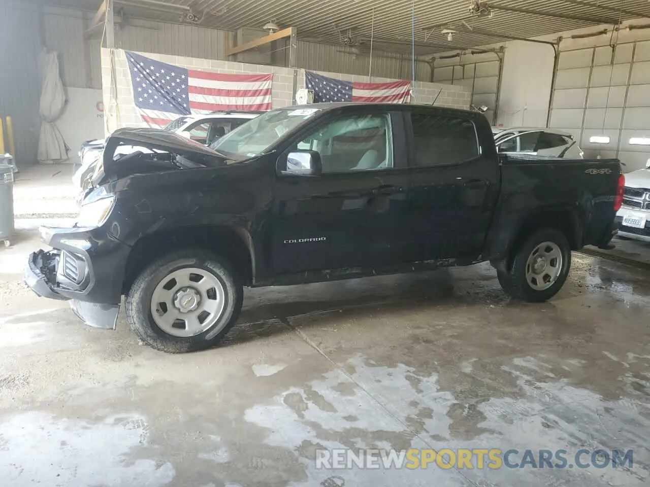 1 Photograph of a damaged car 1GCGTBENXN1120685 CHEVROLET COLORADO 2022