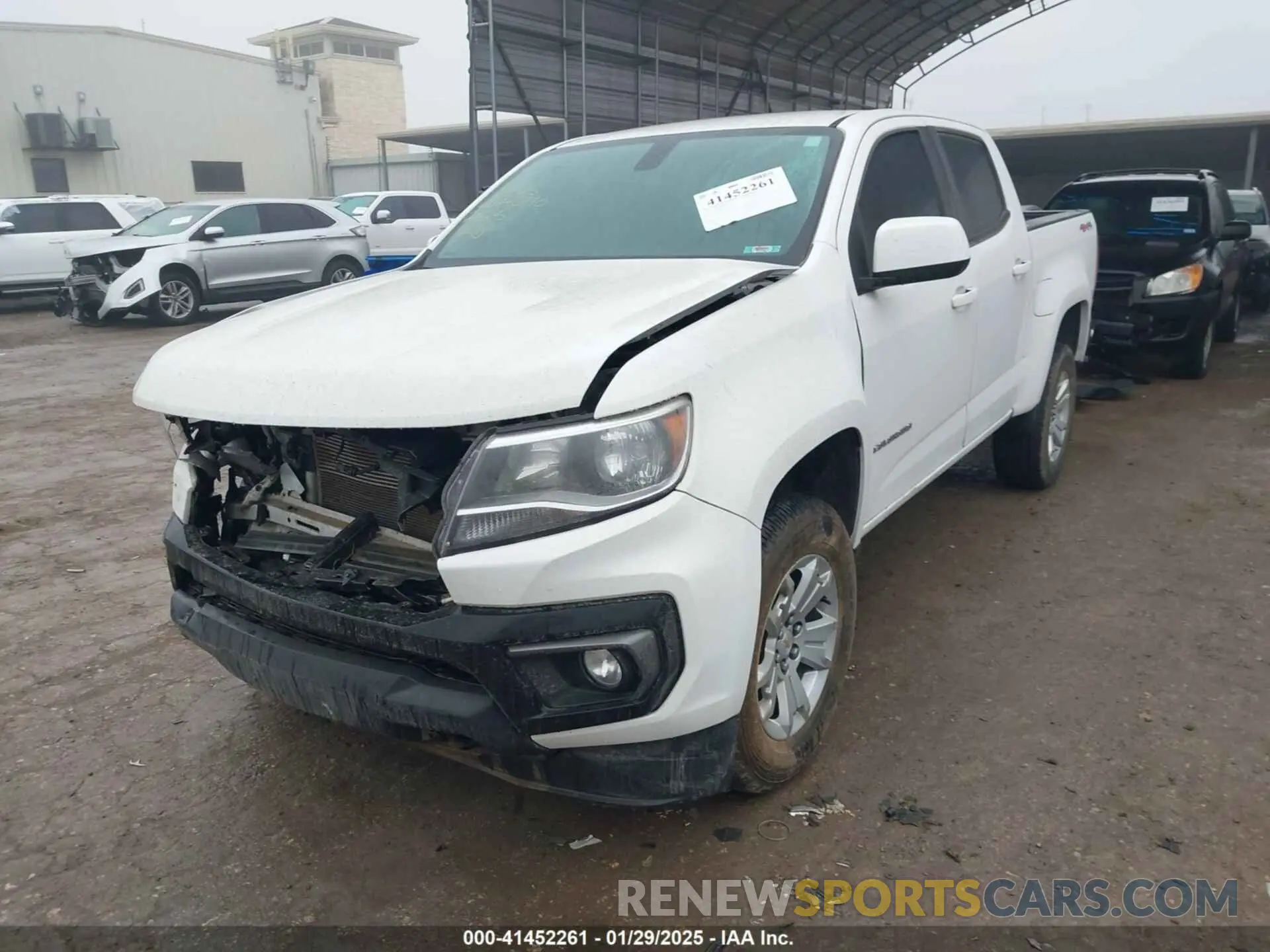 2 Photograph of a damaged car 1GCGTCEN0N1248245 CHEVROLET COLORADO 2022